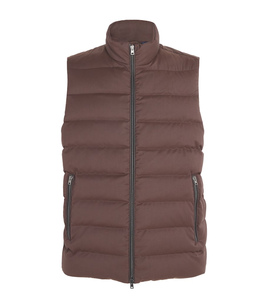 Down Quilted Gilet 8800 FONDENTE Image 1
