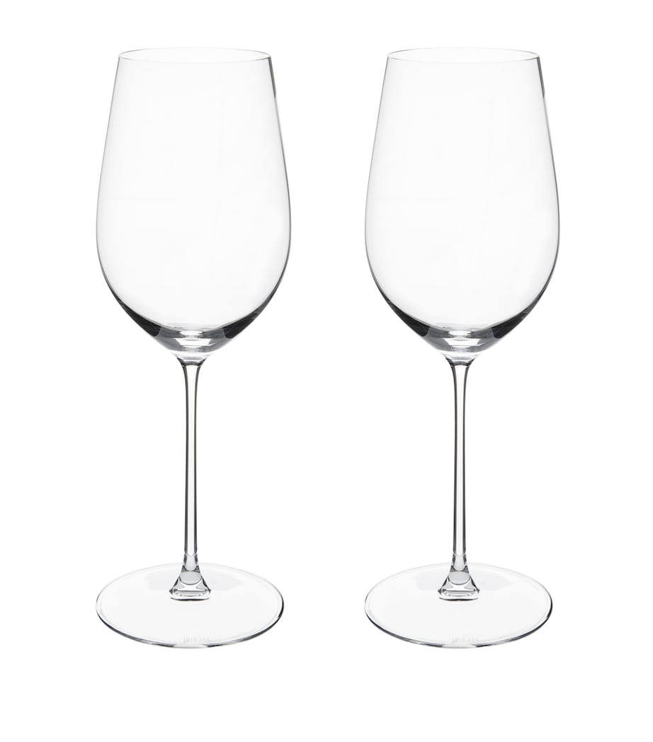 Set of 2 Veritas Riesling/Zinfandel Glasses CLEAR Image 1