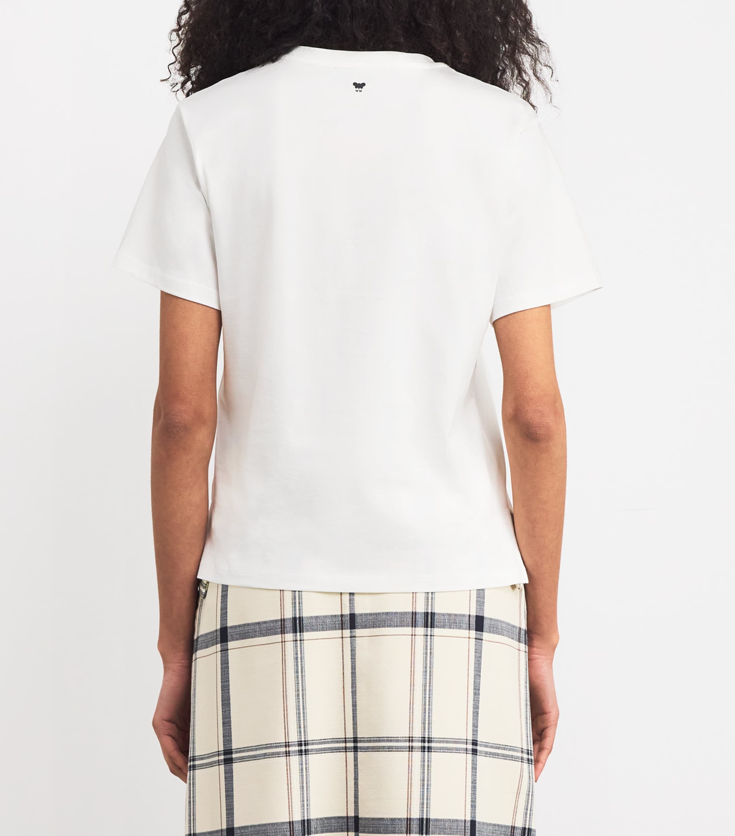 Cotton Logo T-Shirt WHITE Image 4