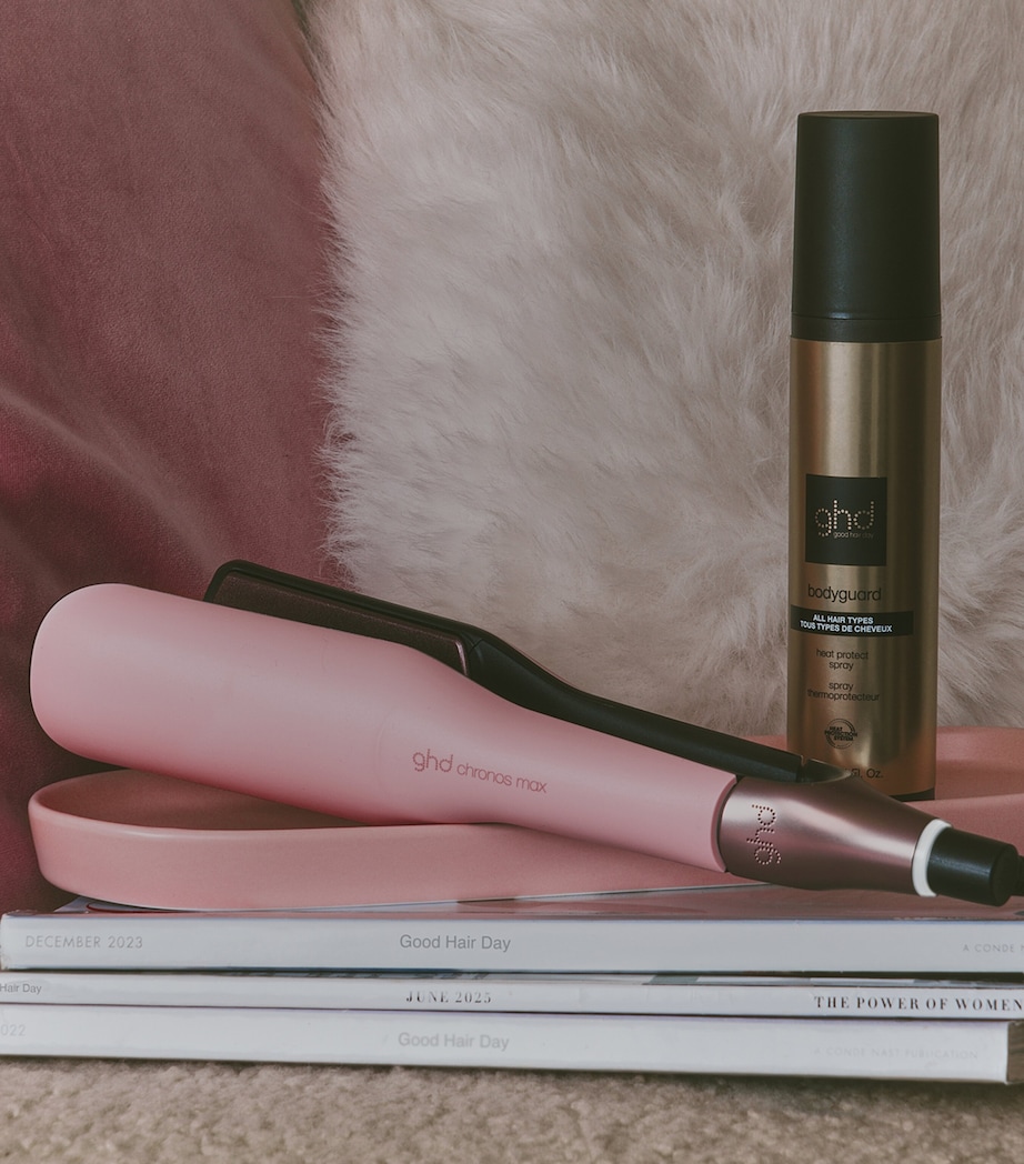 ghd Pink Collection Chronos Max Wide Plate Hair Straightener Pink Image 6