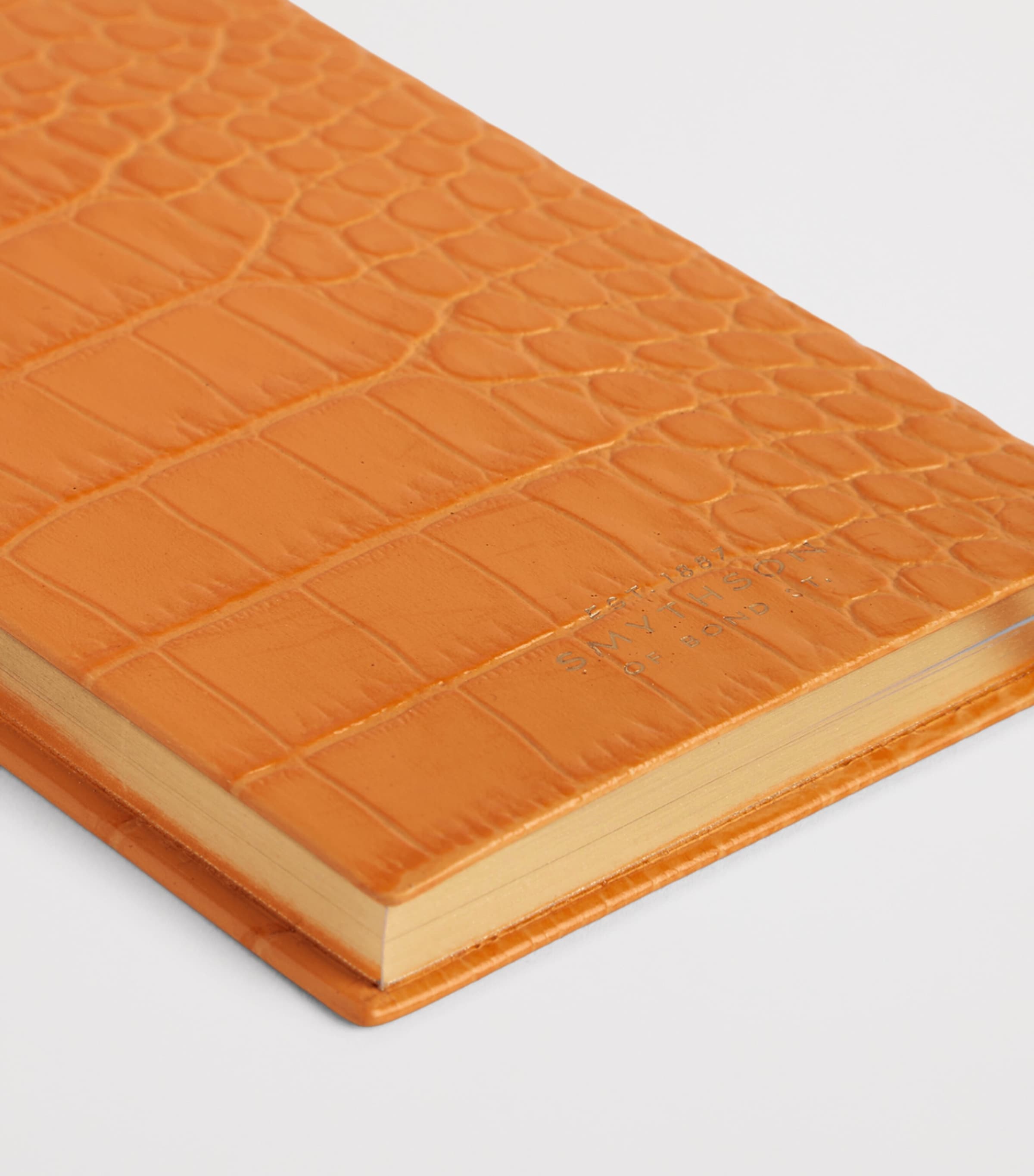 Mara Leather Panama Notebook LIGHT ORANGE Image 4