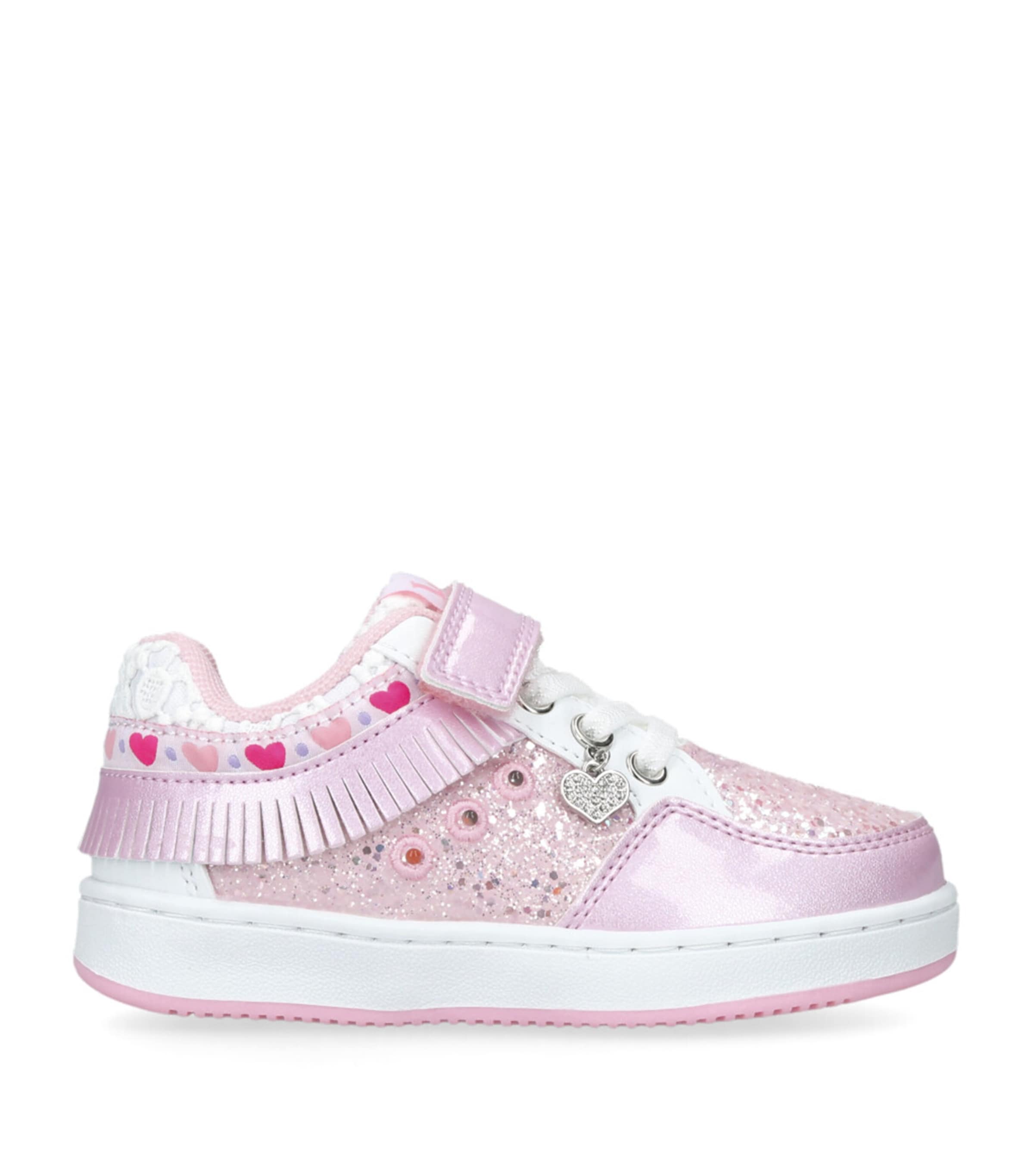Lelli Kelly Heart-charm Sneakers In Pink