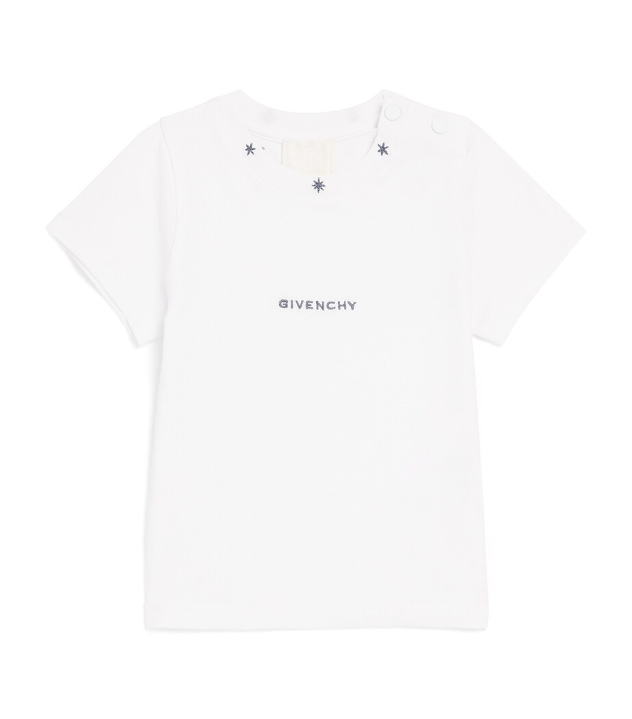 Cotton Logo T-Shirt (2-3 Years) 10P WHITE Image 1