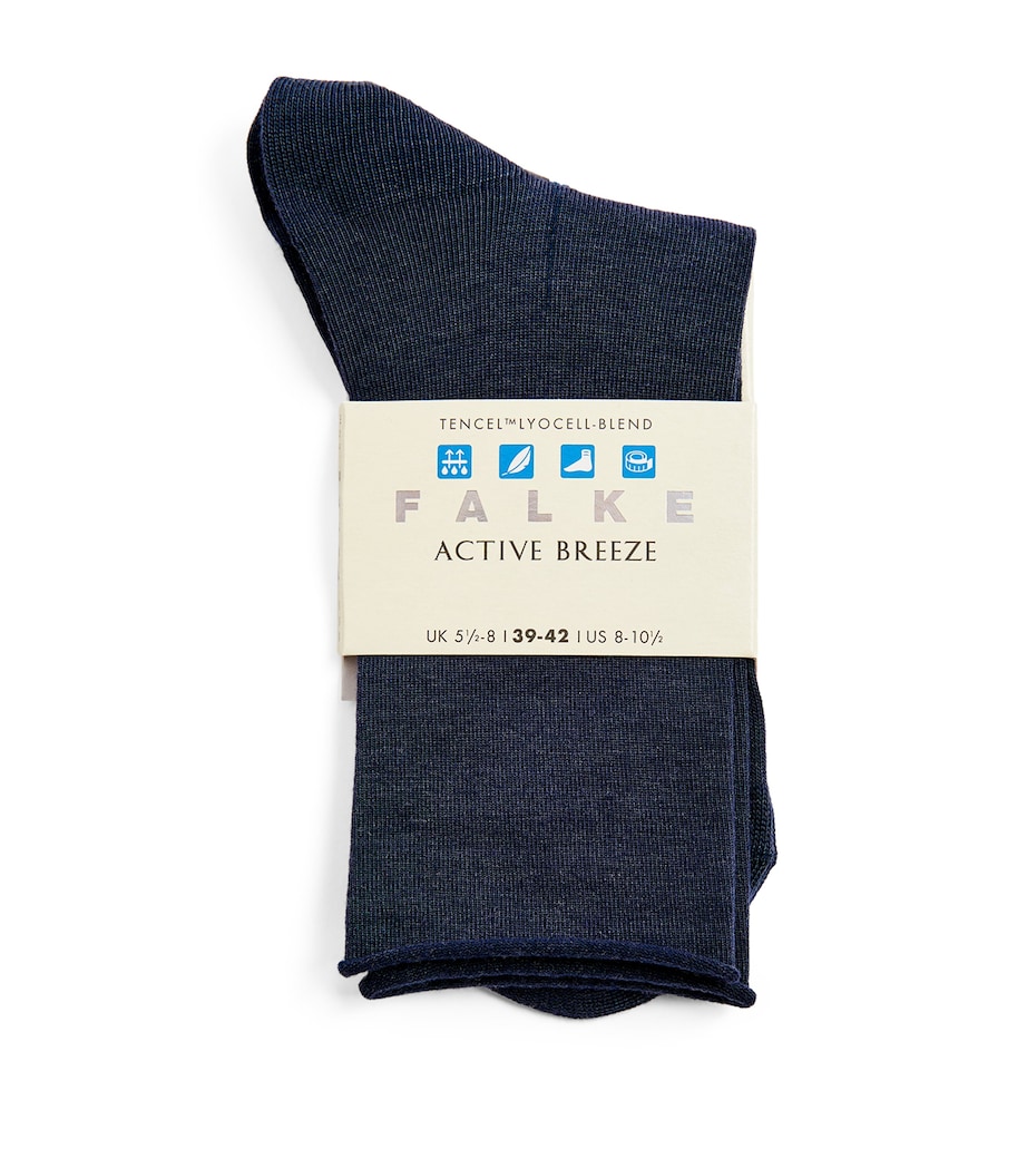 Active Breeze Ankle Socks NAVY MEL Image 1