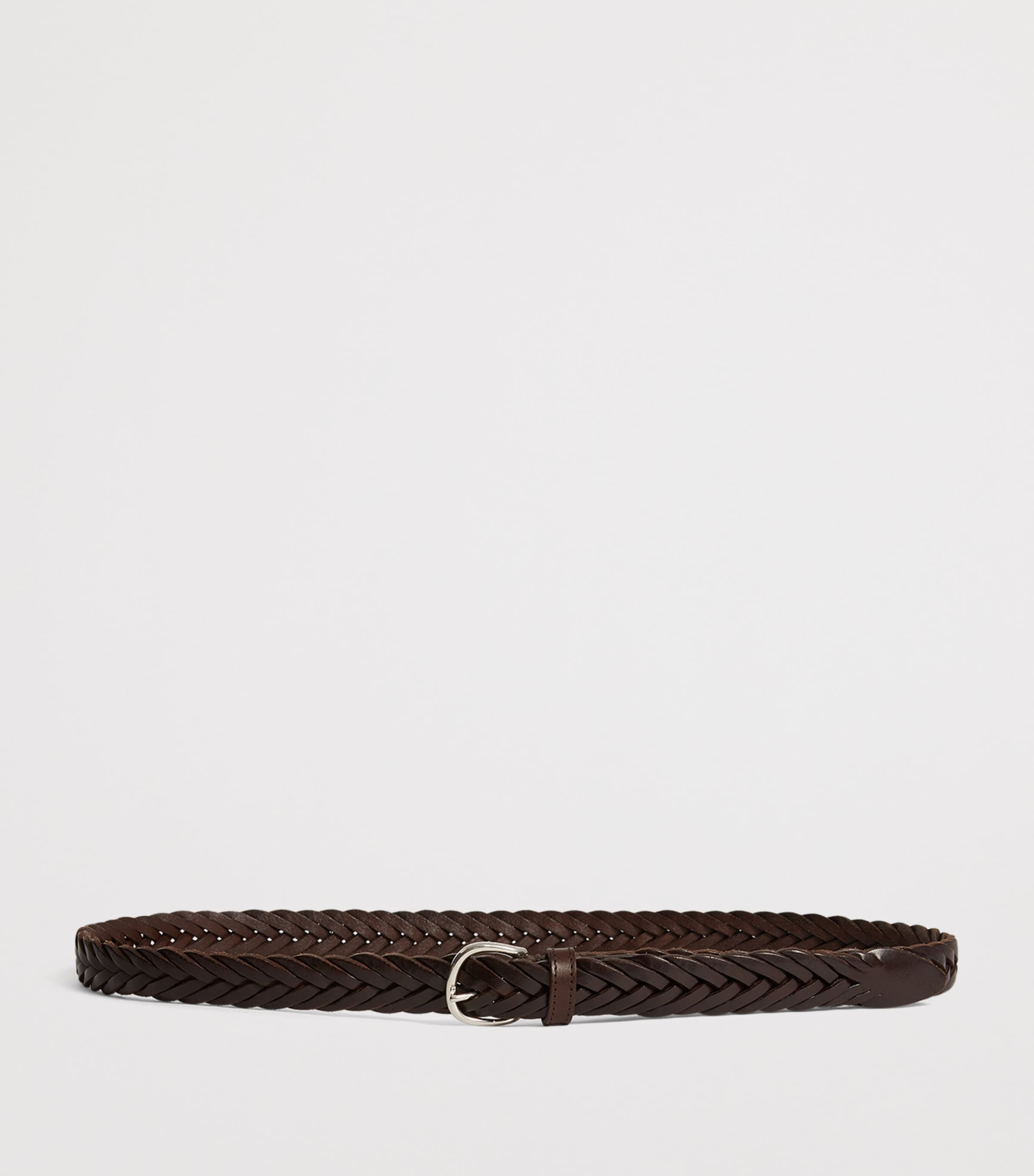 Dunhill Leather Woven Belt Image 2