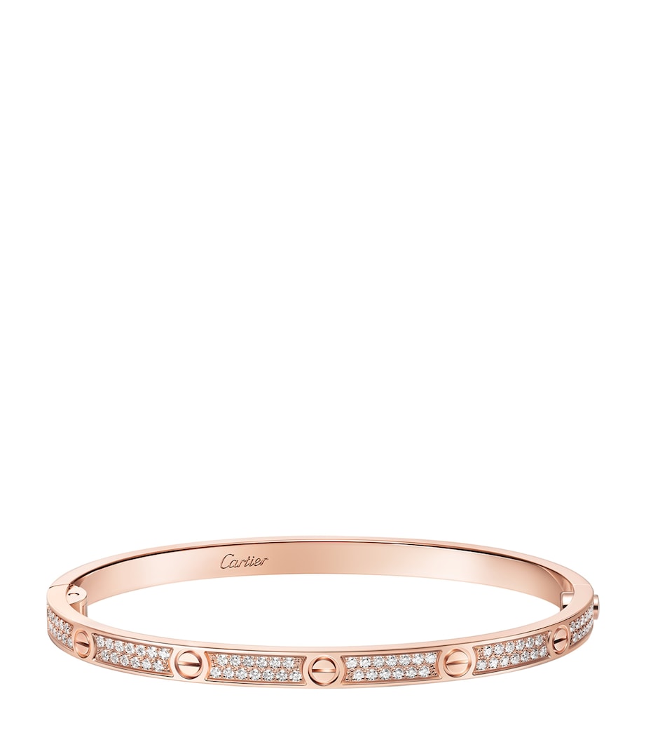 Rose Gold and Diamond LOVE Bracelet ROSE GOLD Image 1