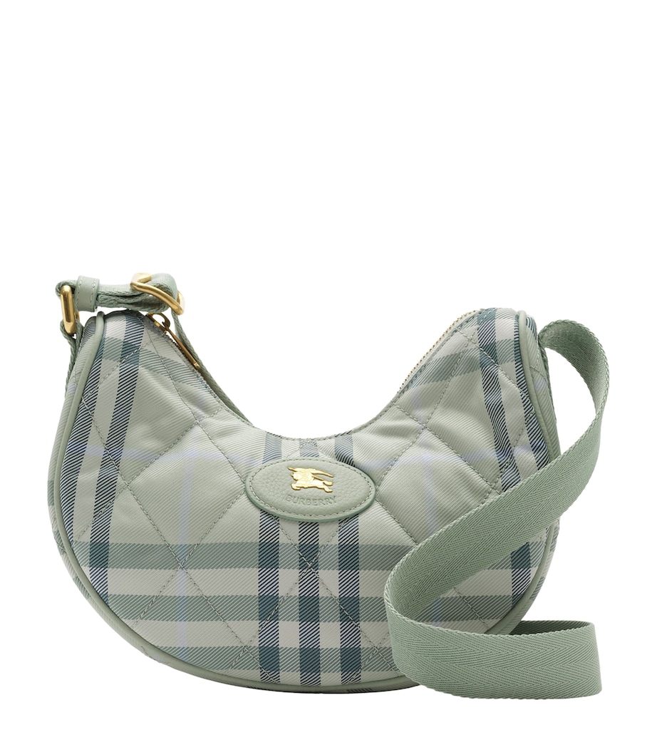 Check Horseshoe Cross-Body Bag SEAFOAM GREEN Image 1