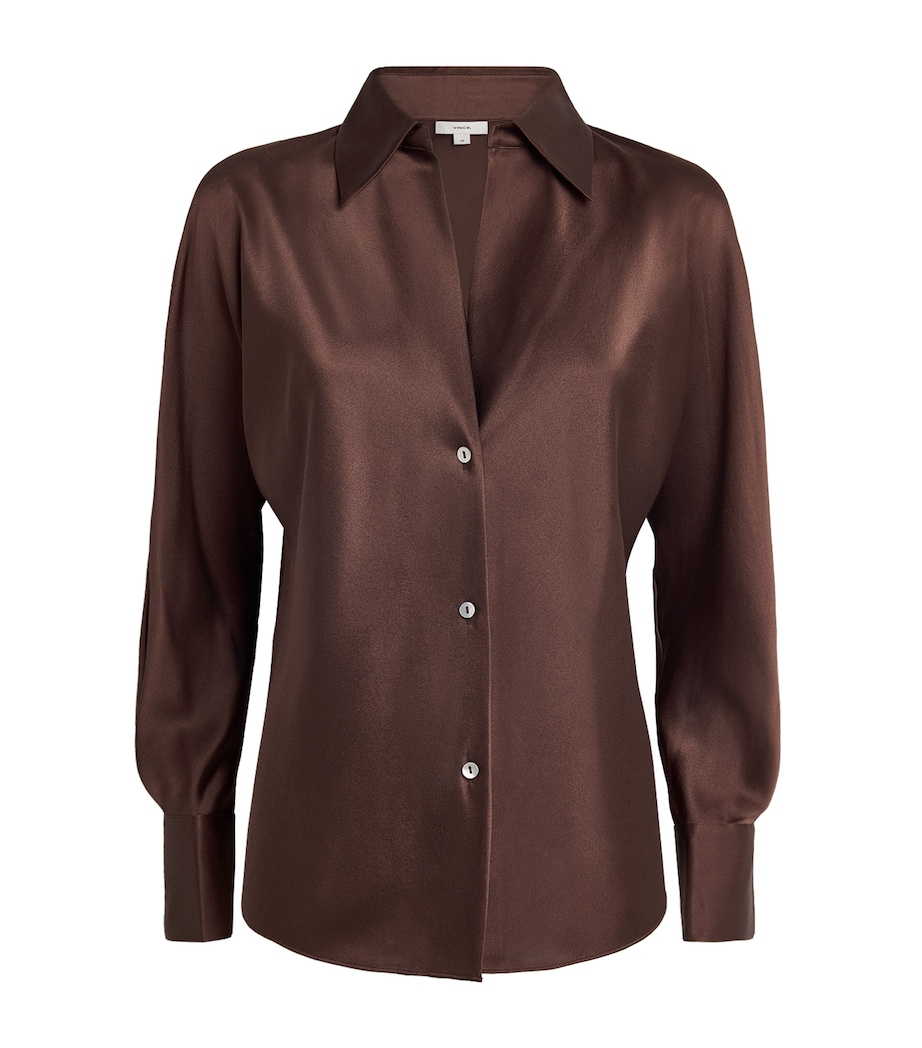 Silk Shirt ESPRESSO-222ESP Image 1