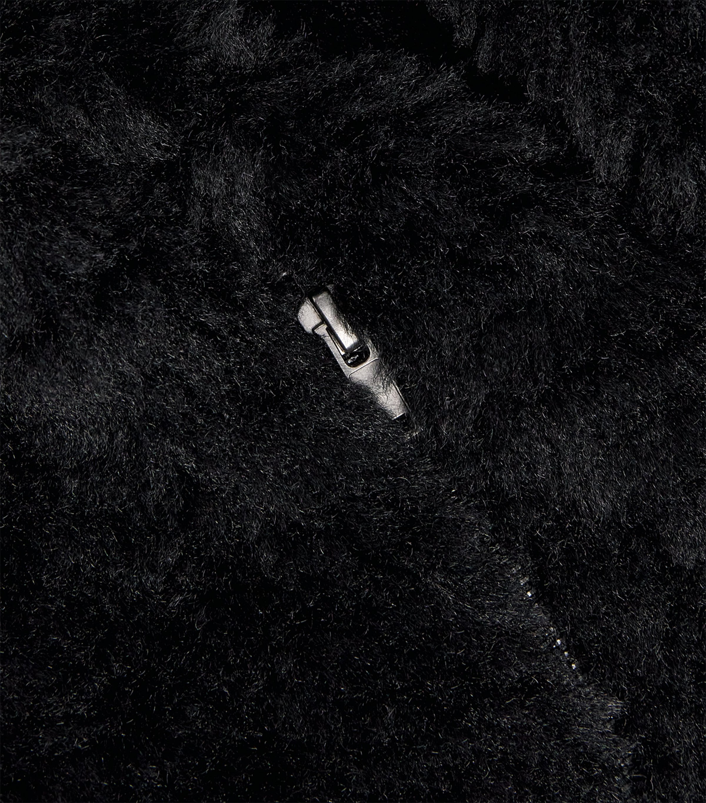 Faux Fur Zip-Up Jacket ONYX Image 5