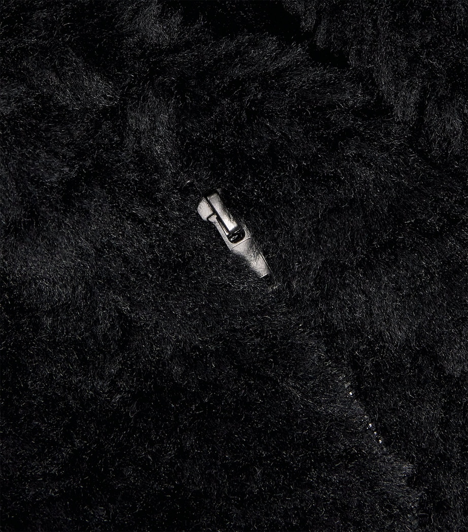 Faux Fur Zip-Up Jacket ONYX Image 5