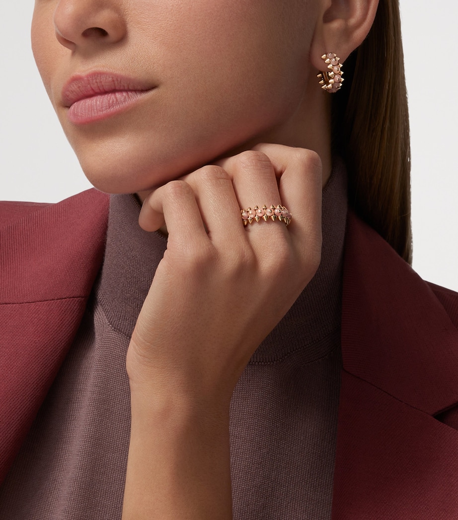 Cartier Rose Gold and Chalcedony Clash de Cartier Hoop Earrings Rose Gold Image 5