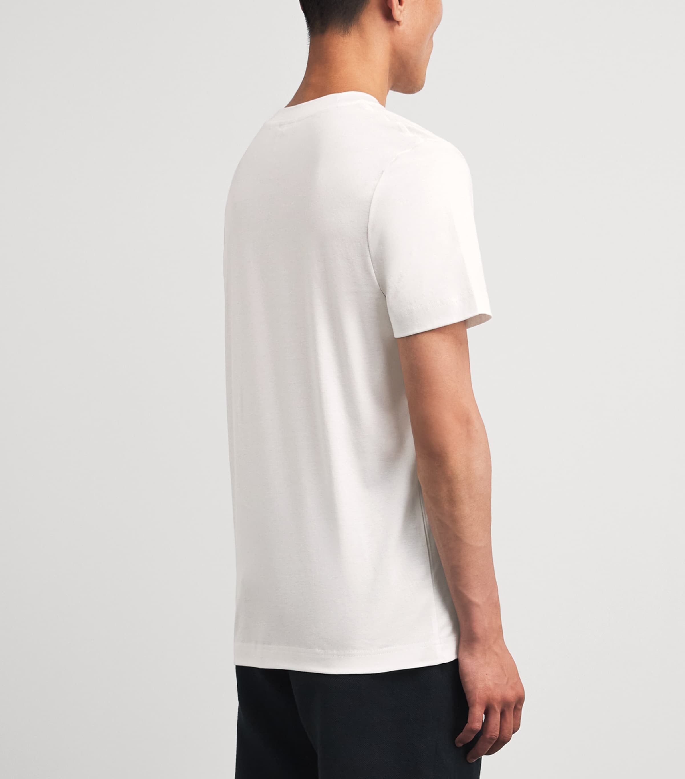 Bogner Mens Cotton Logo Ryan T-Shirt White Image 5
