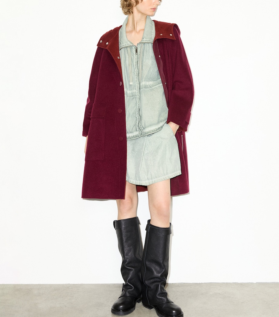 MAX&Co. Womens Oversized Zip-Up Jacket Jade Image 6