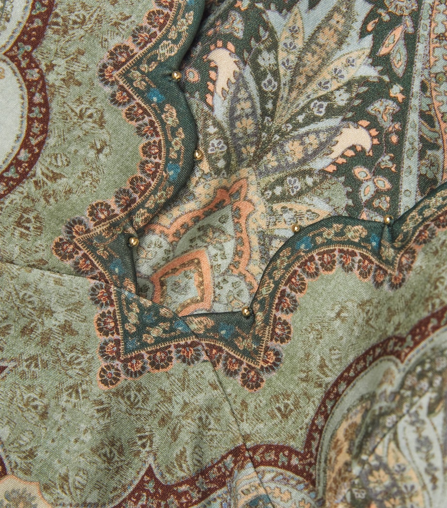 Scallop-Detail Wanderlust Swimsuit TPSTRY TEAL MLTITPTM Image 4