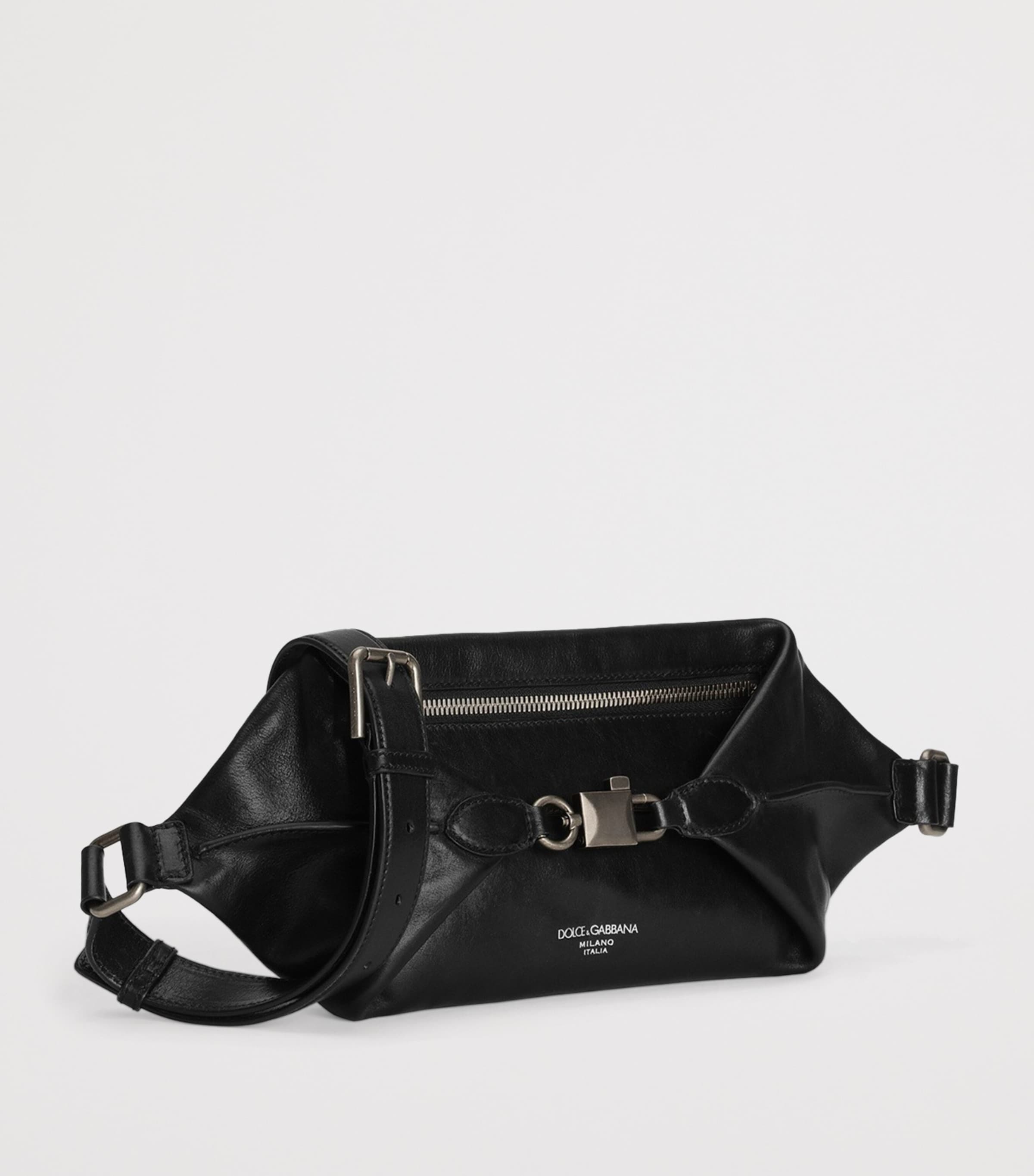 Leather Logo Belt Bag 80999-BLACK Image 3