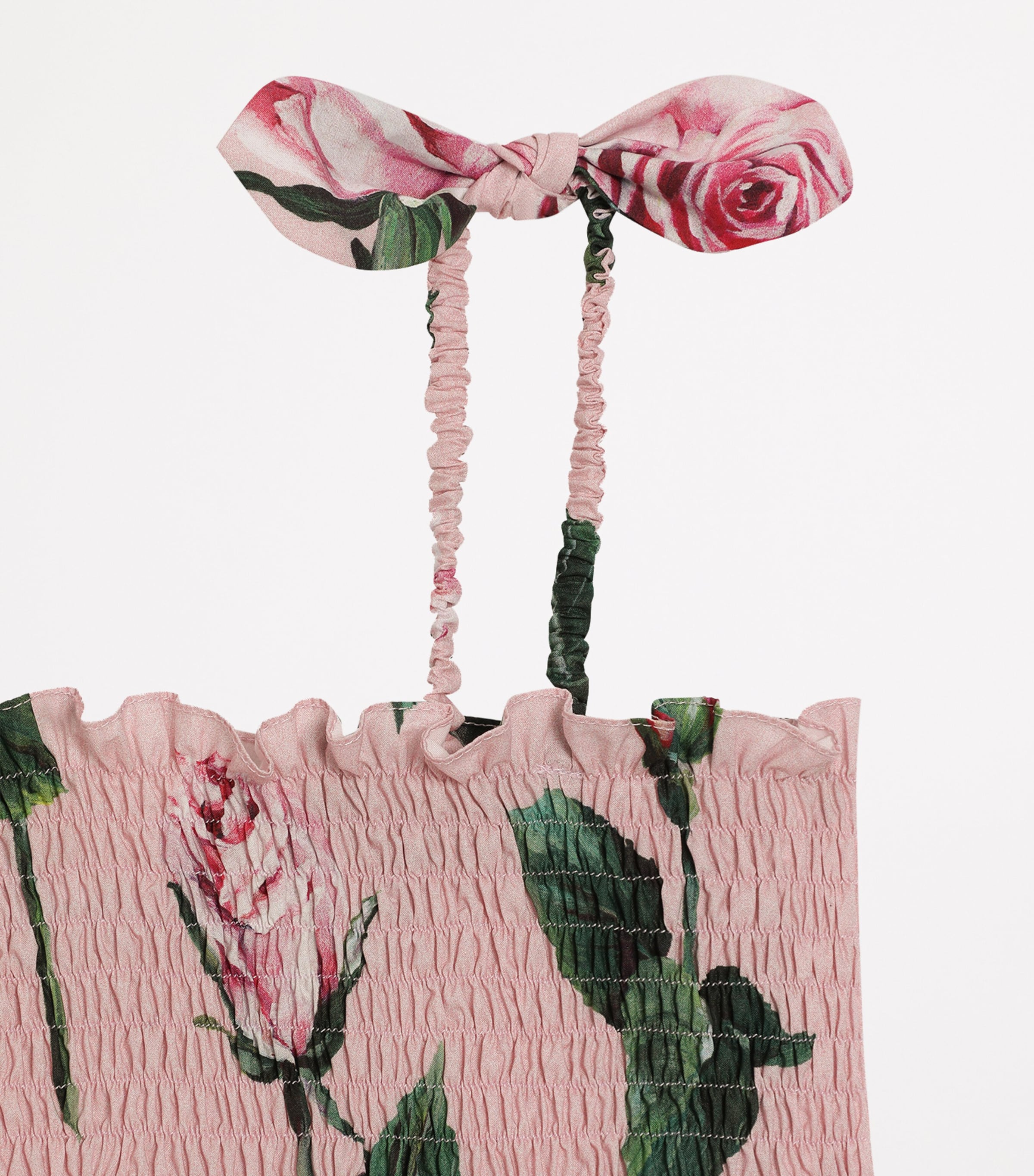 Shirred Floral Dress (8-12+ Years) HF5IZ-ROSE Image 3