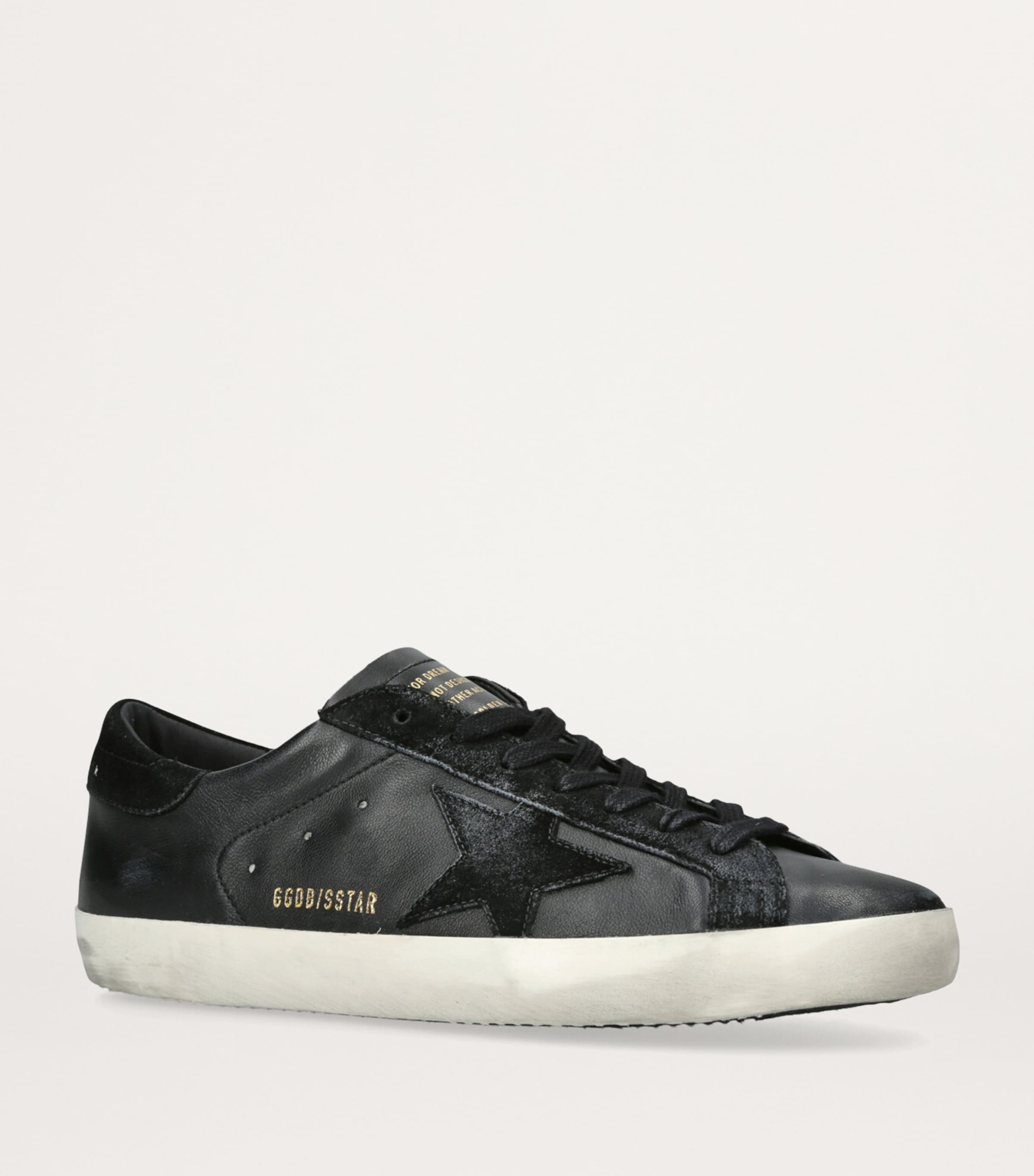 Leather Super-Star Sneakers BLACK Image 3