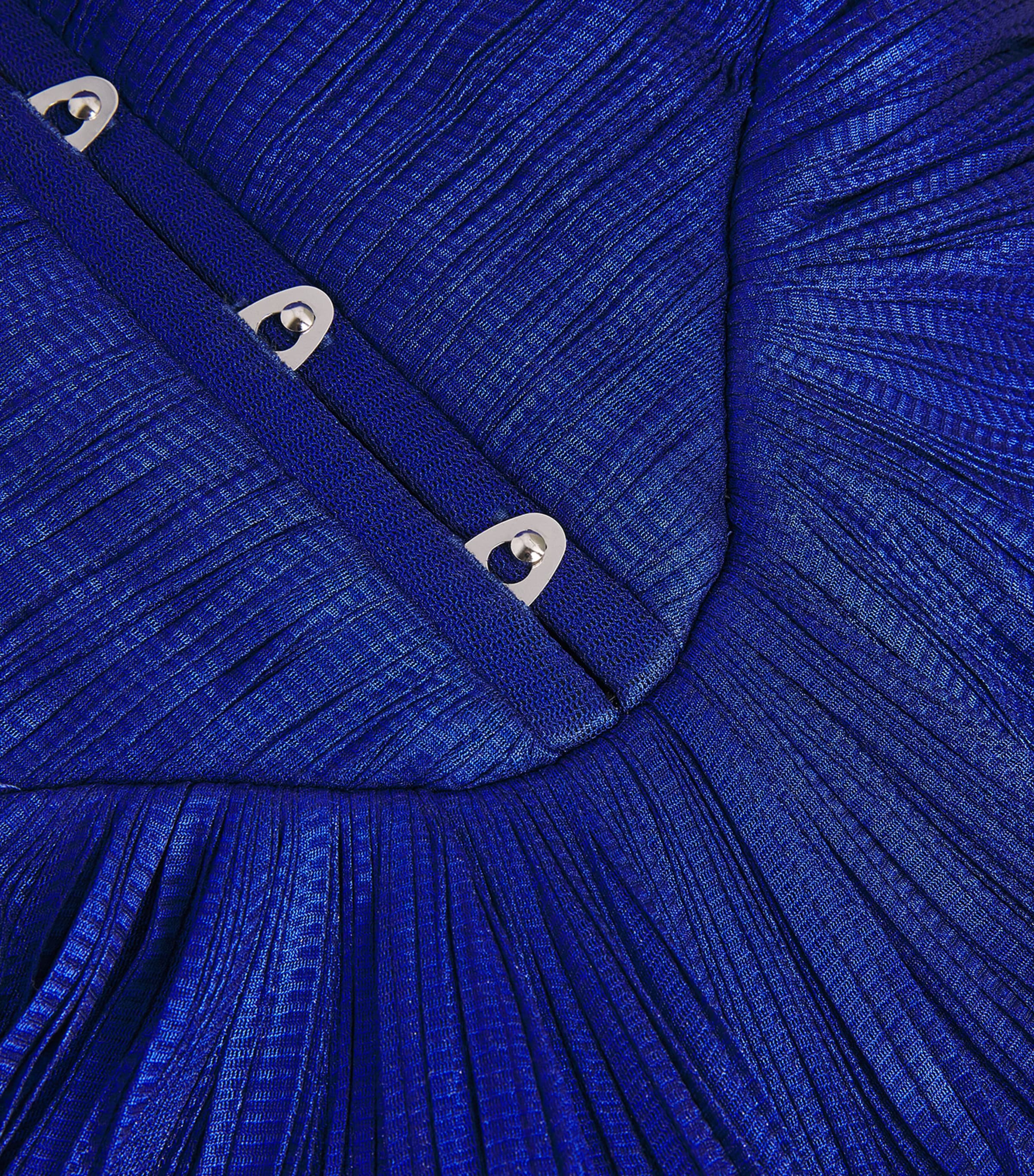 Silk Plissé Susie Maxi Dress GALAXY Image 5