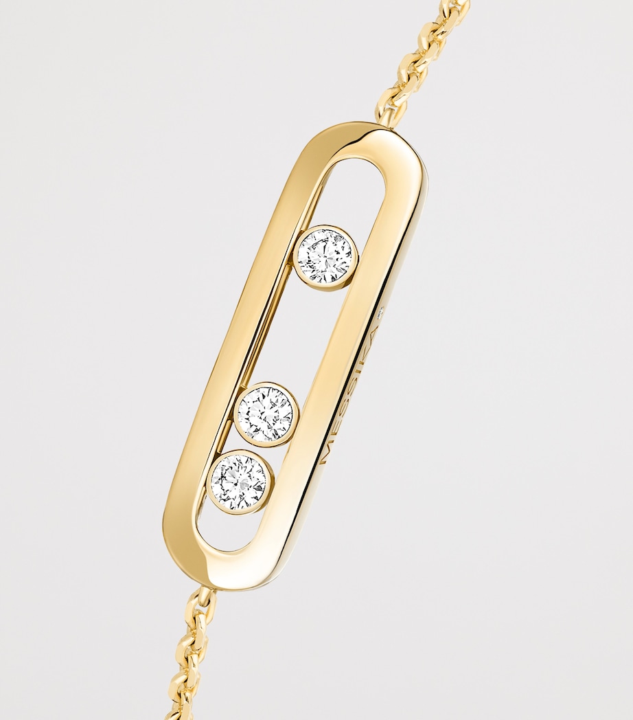 Messika Move Classique Yellow Gold and Diamond Bracelet (0.12ct) Yellow Gold Image 3