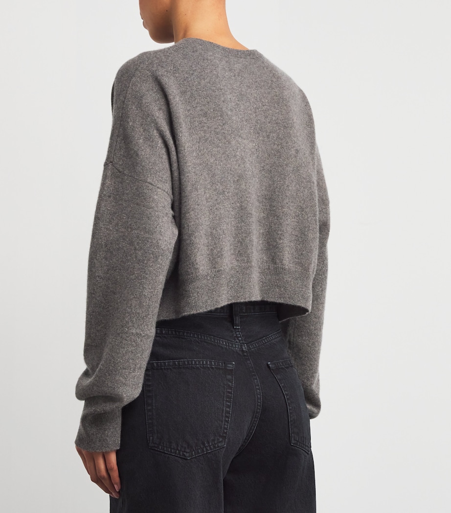 Cashmere Cropped Cardigan DOE Image 4