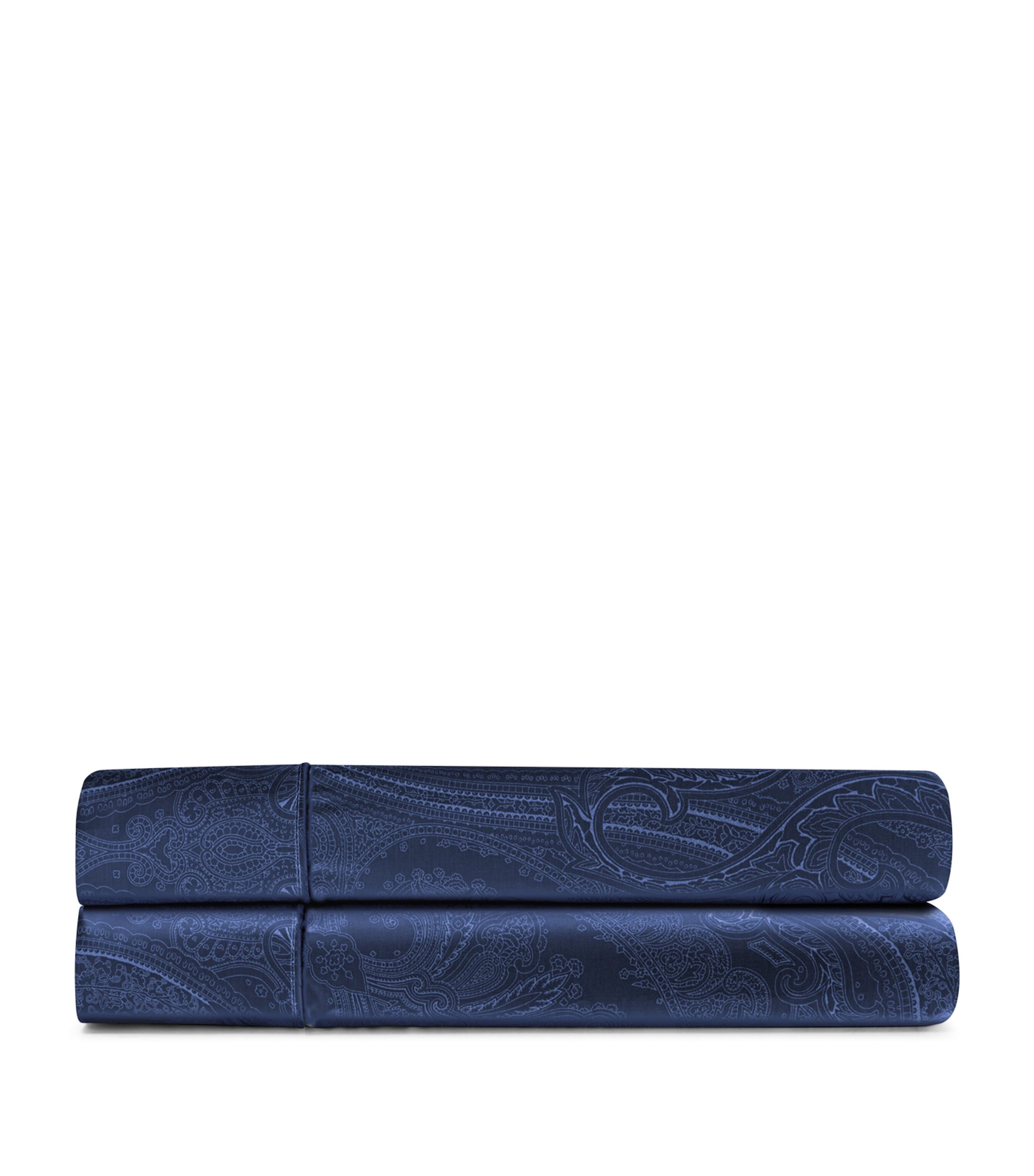 Doncaster Super King Flat Sheet (270cm x 280cm) NAVY Image 2