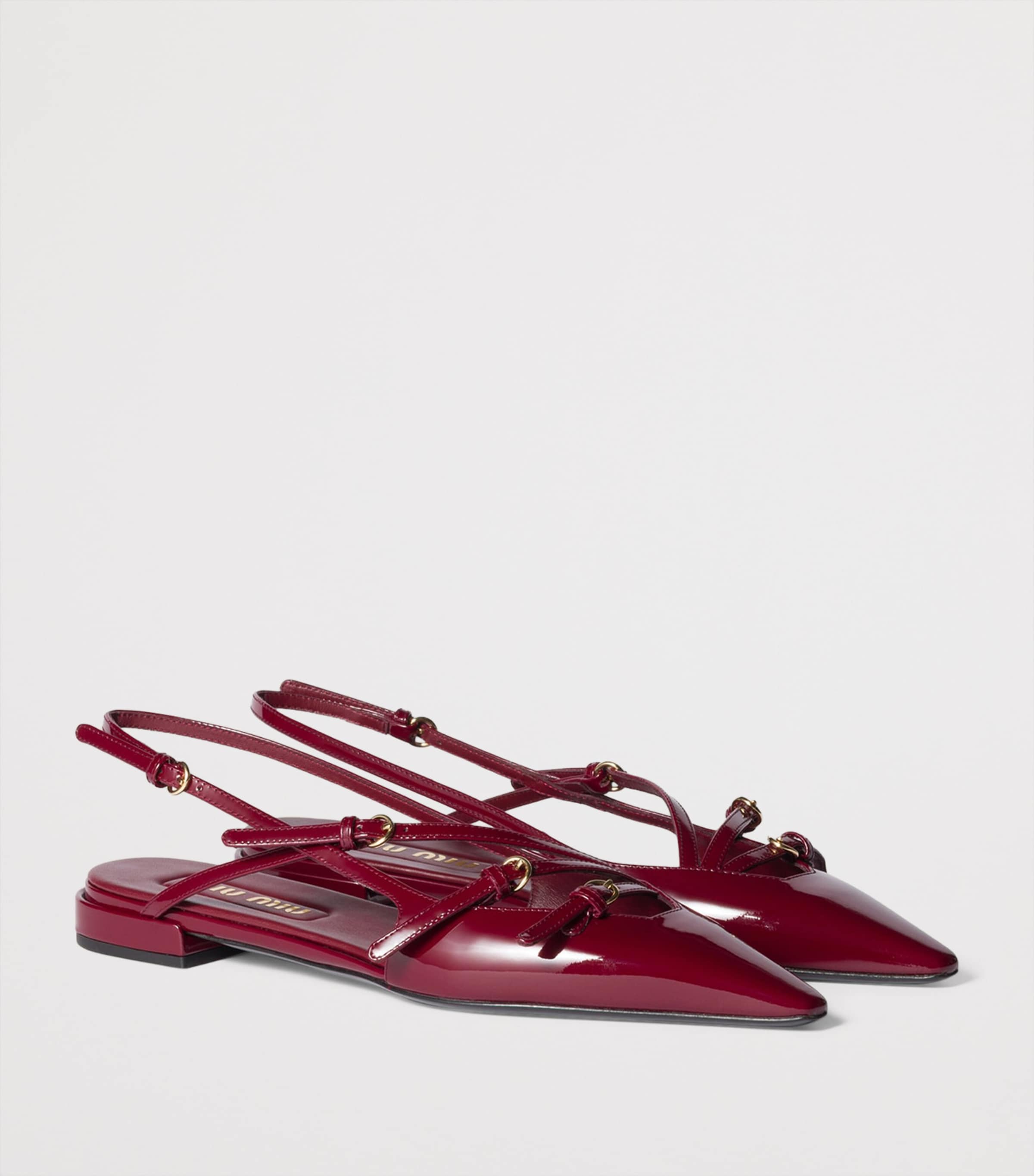 Patent Leather Slingback Flats F0D27 Image 2