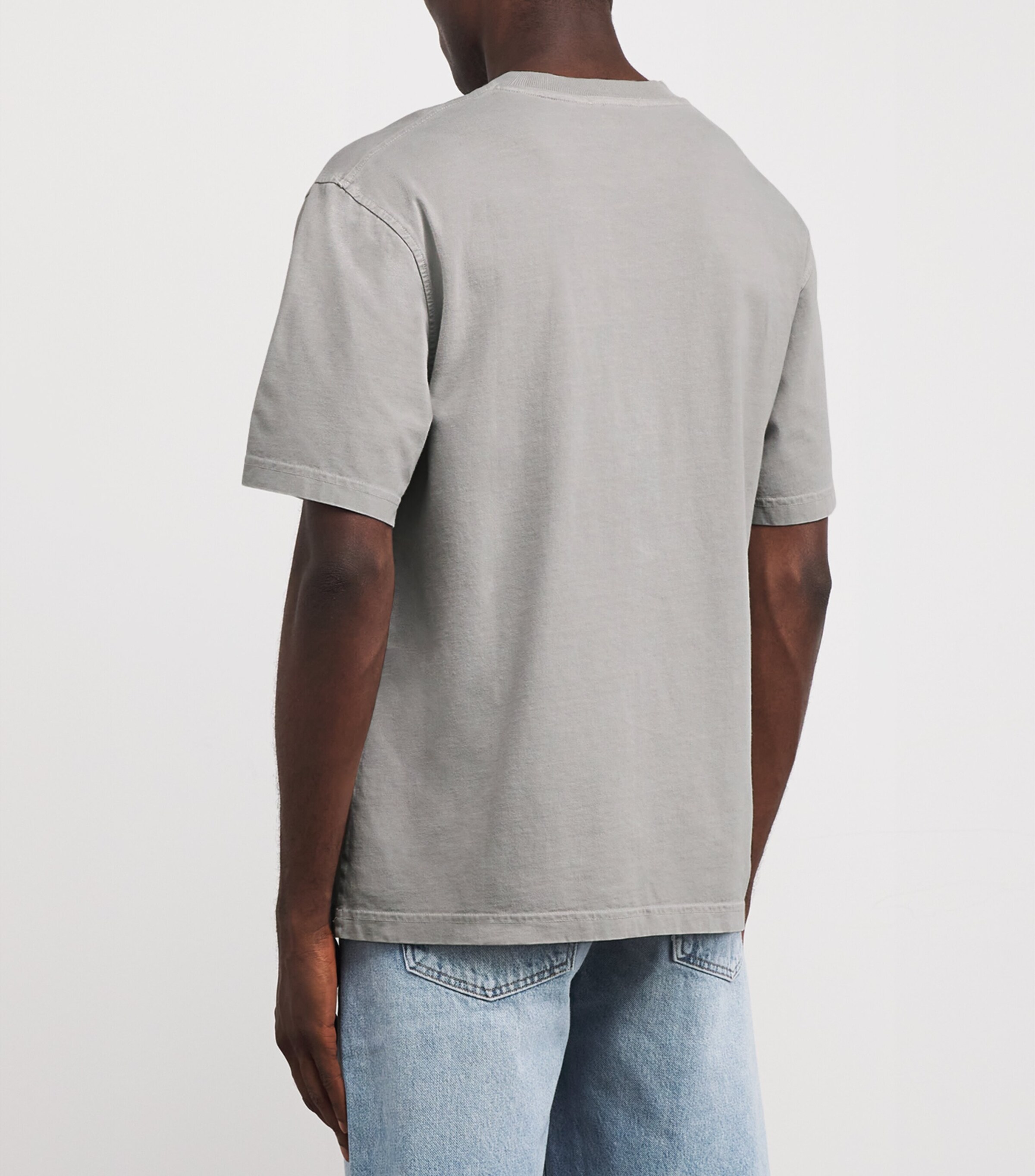 AGOLDE Mens Cotton Asha T-Shirt Patagonia Sage Green Image 4