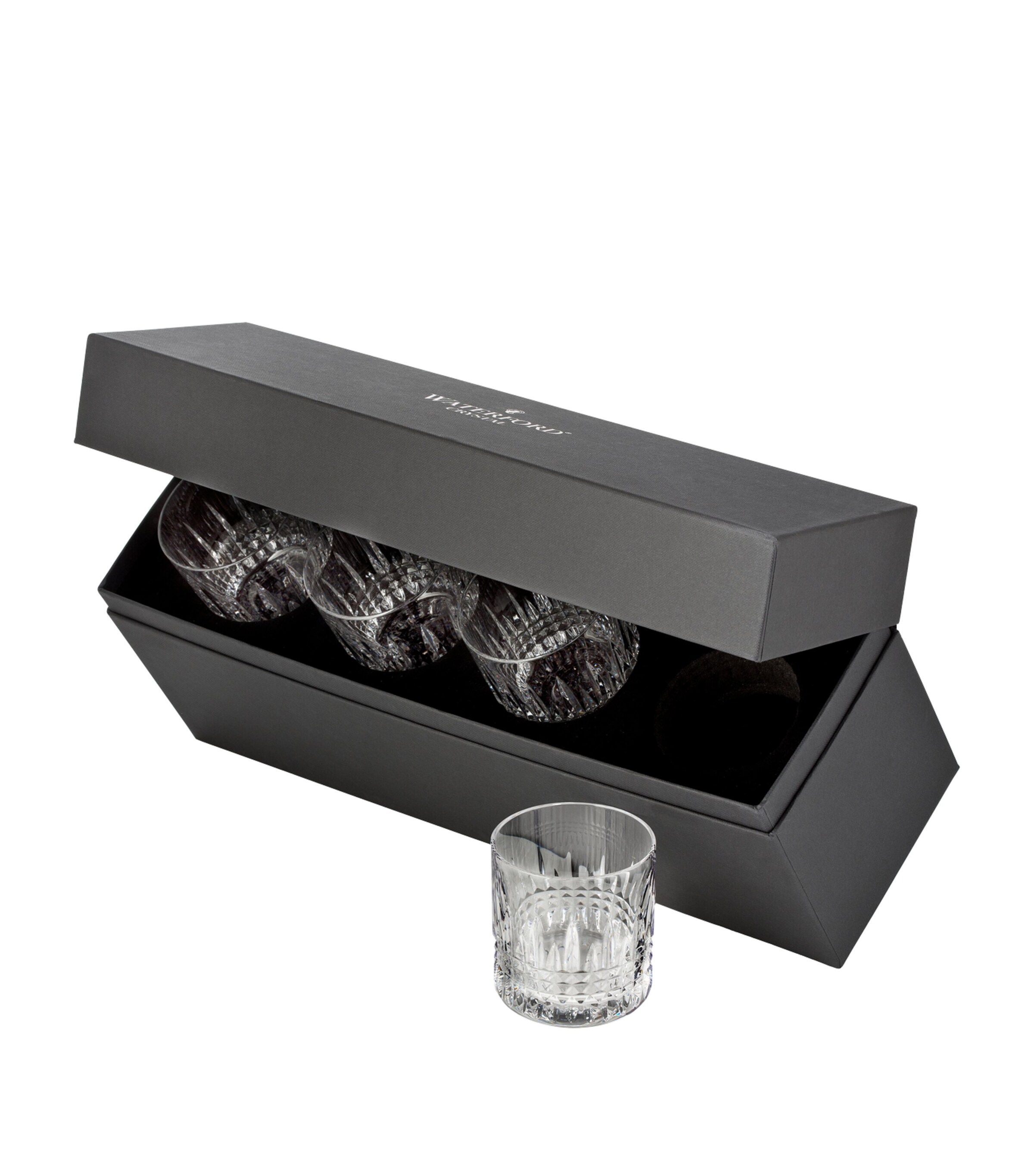 Set of 4 Lismore Diamond Tumblers (250ml) CLEAR Image 3