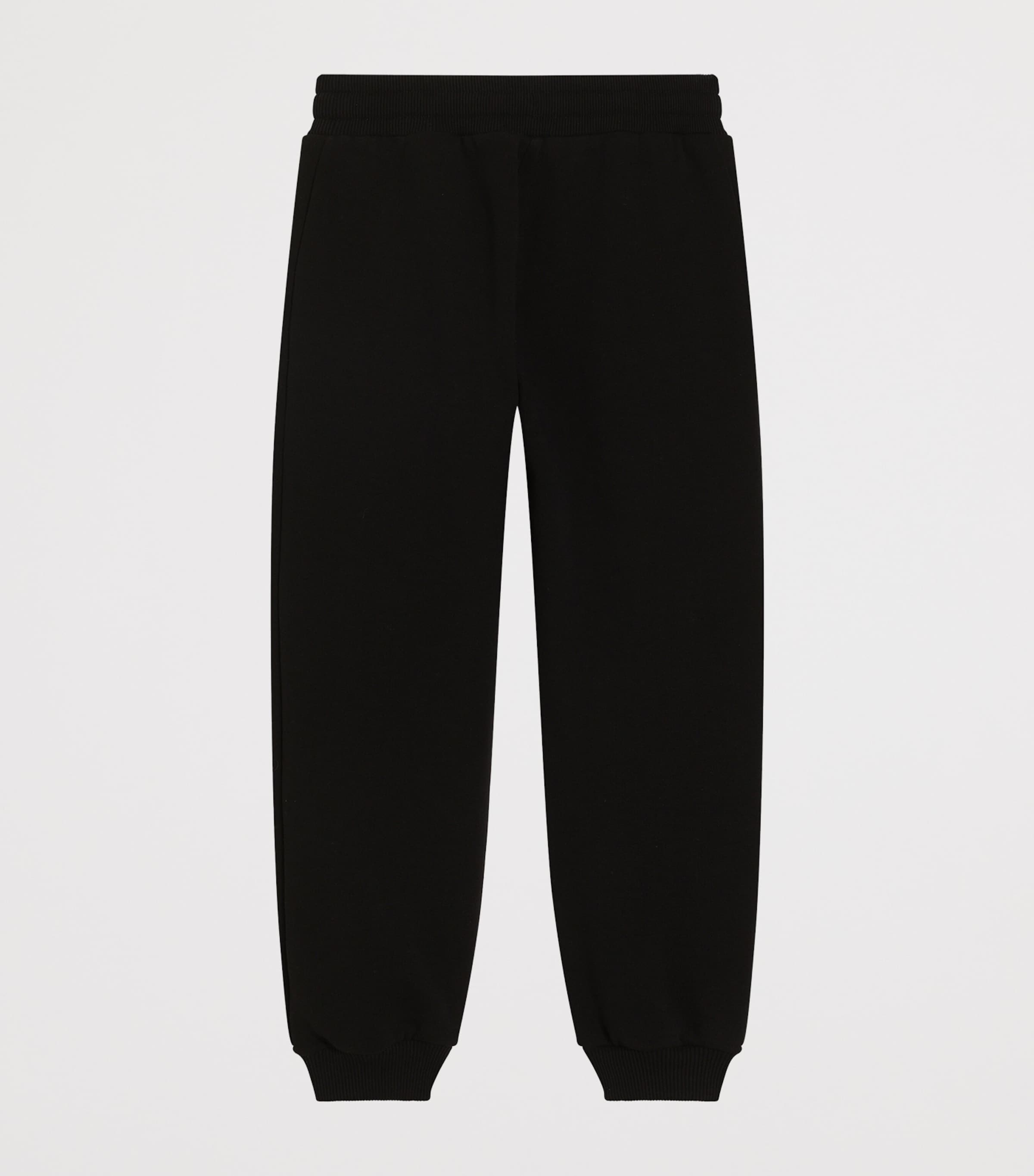 Virgin Wool Logo Sweatpants (8-12+ Years) N0000-BLACK Image 2