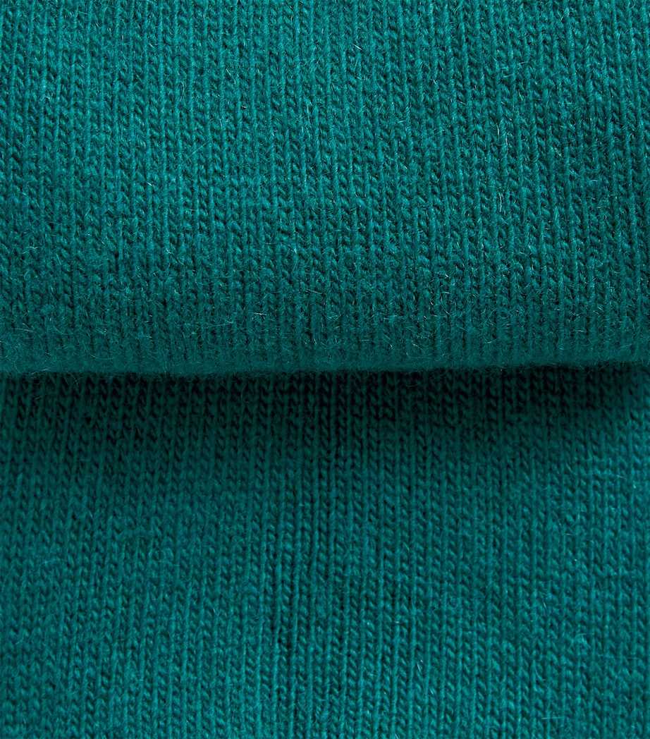 Falke Womens Mid-Calf Cosy Wool Socks Moss Image 2