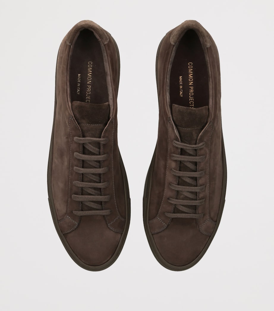 Suede Achilles 2.0 Sneakers DARK BROWN Image 4
