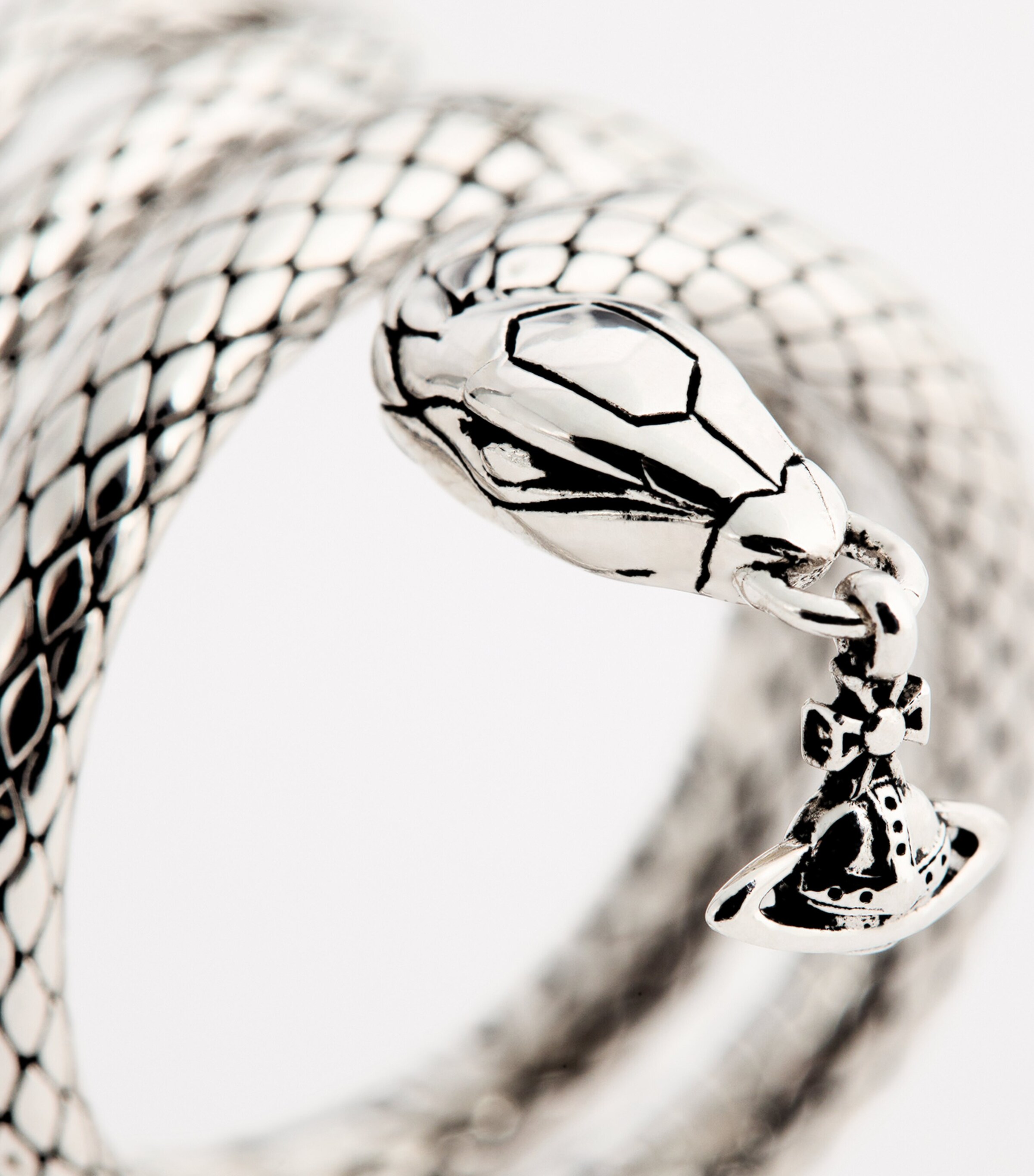 Vivienne Westwood Recycled Silver Lunar New Year Snake Albane Ring 