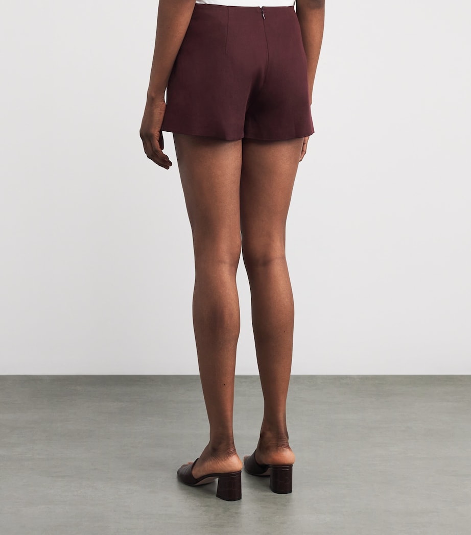 Faithfull the Brand Womens Florine Shorts Port Image 4