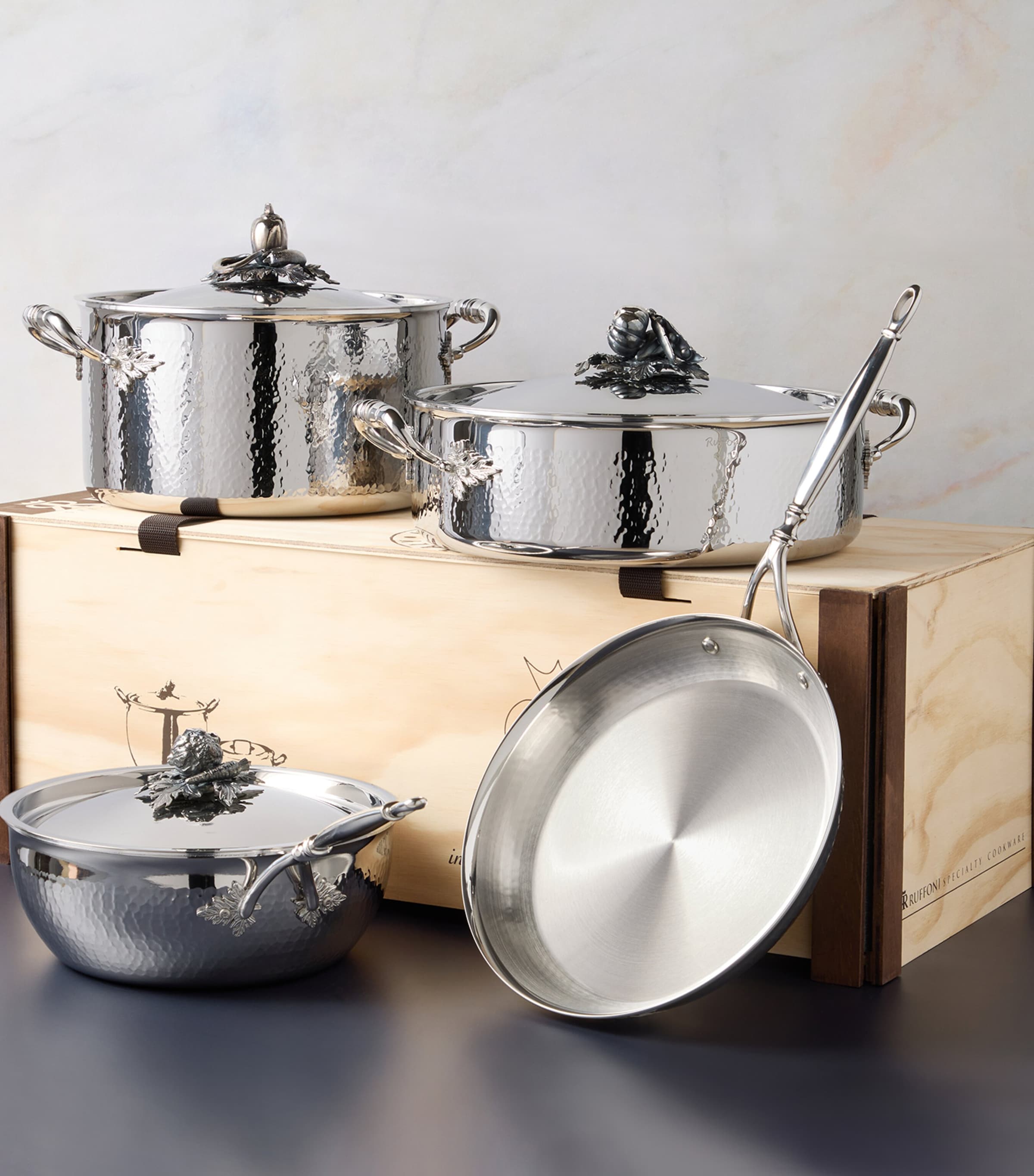 4-Piece Opus Prima Cookware Set STAINLESS STEEL Image 4