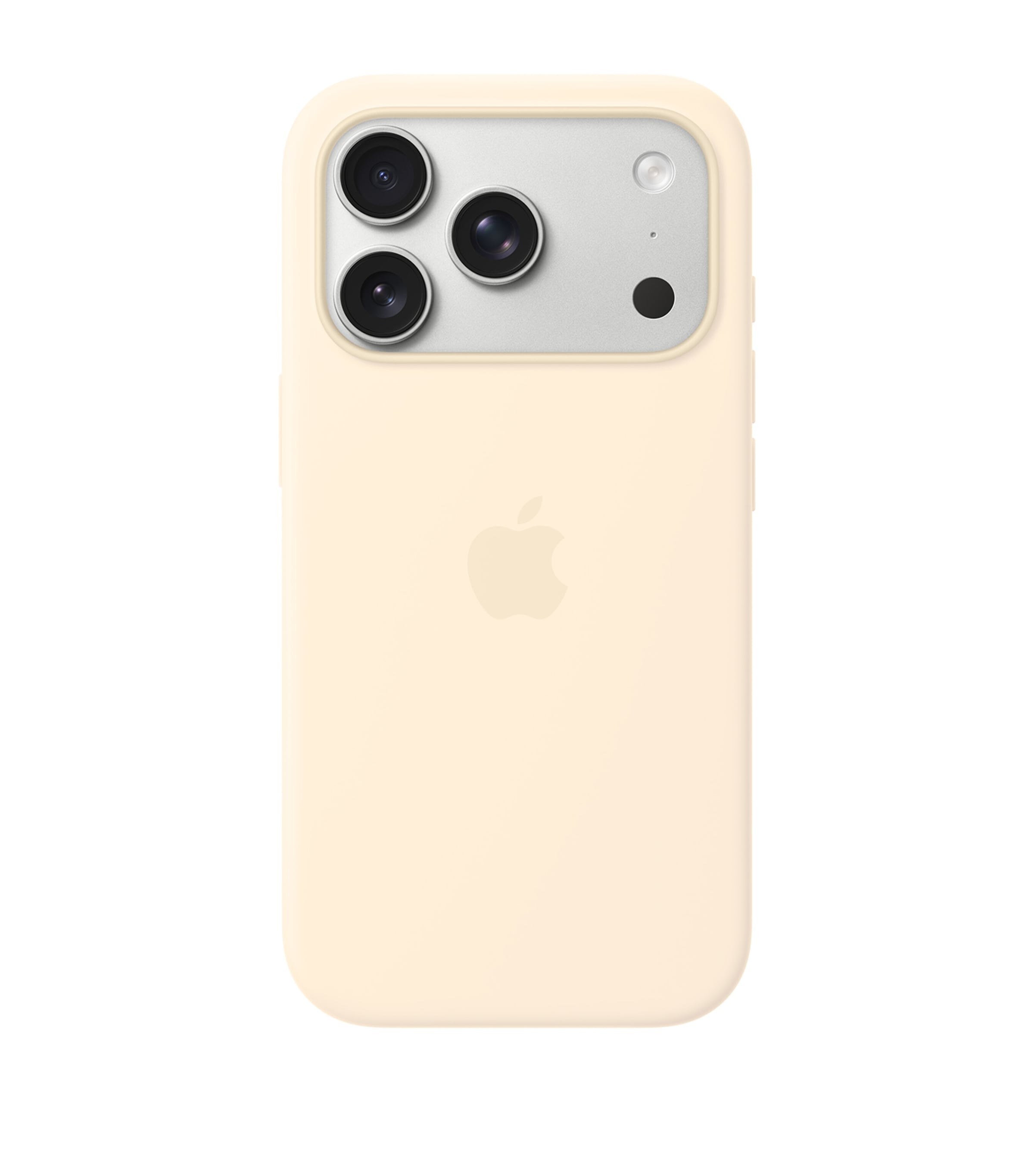 Apple Silicone iPhone 17 Pro MagSafe Case Vanilla Image 1