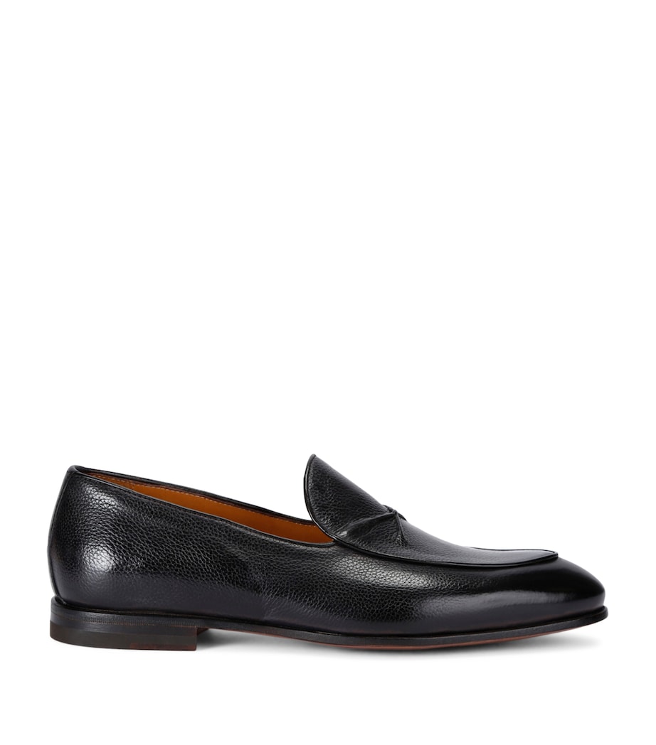 Leather Garbato Loafers BLACK/COMB Image 1