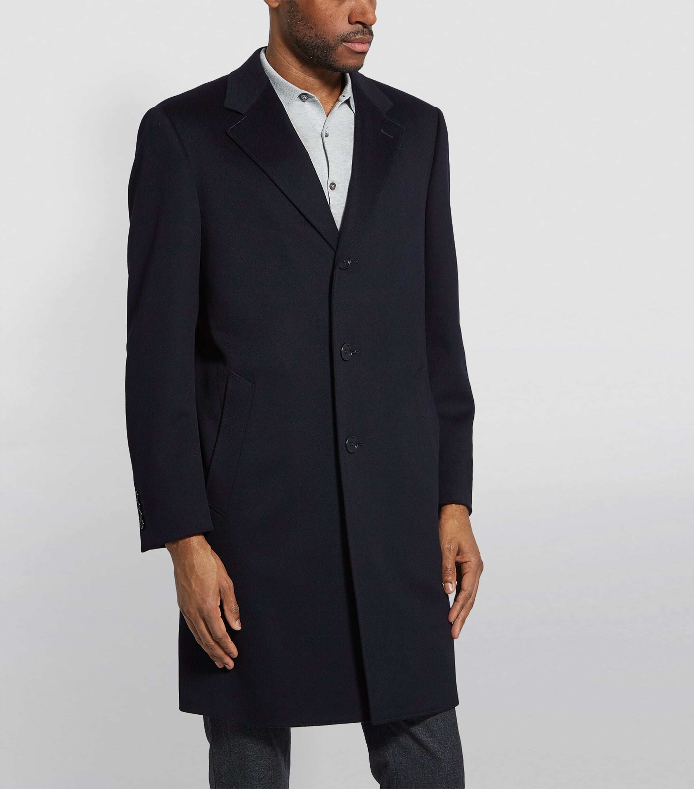 Wool-Cashmere Coat 300NAVY Image 2