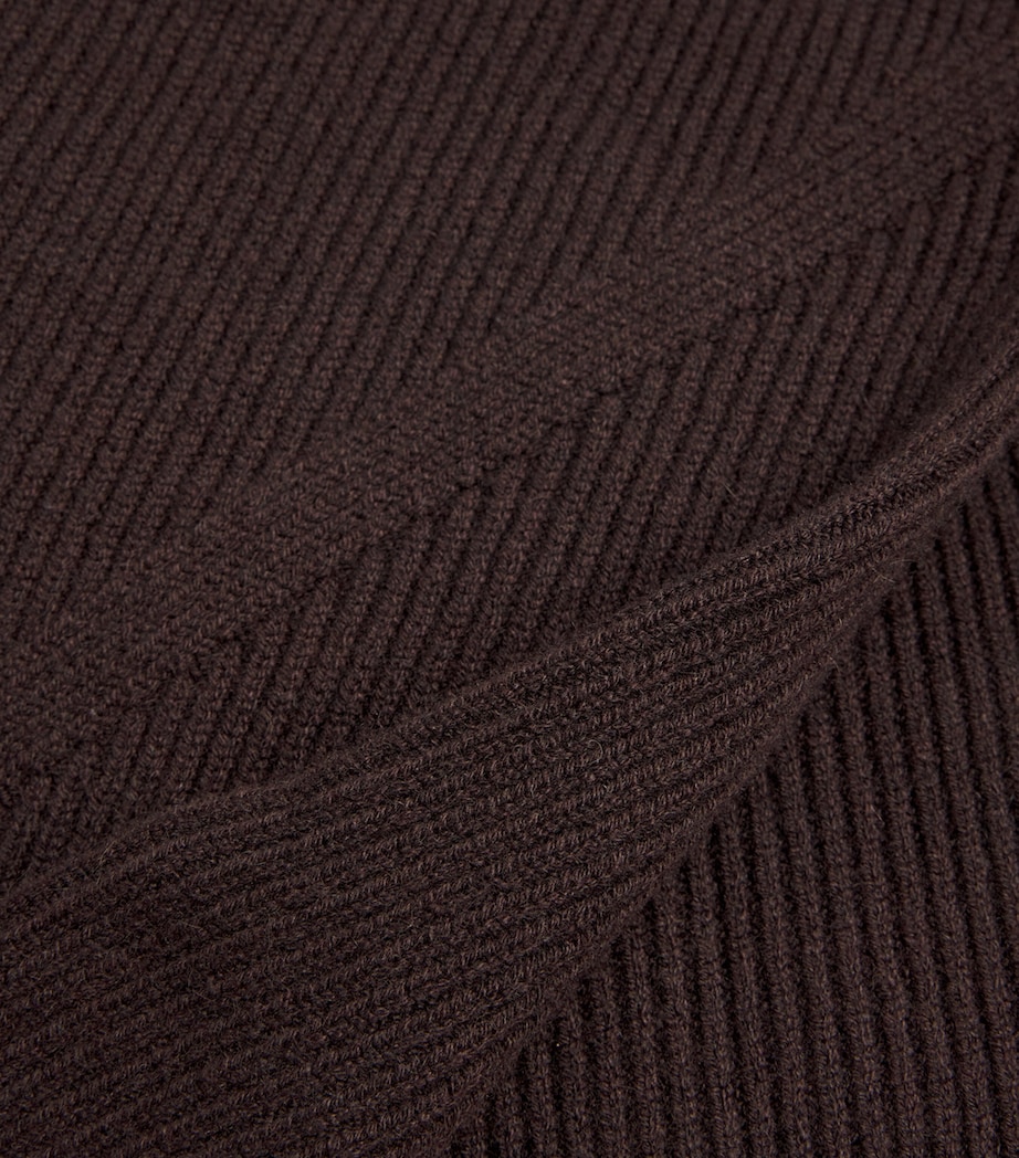 Cashmere-Blend Knitted Tank Top SB7290 MOLASSES Image 5