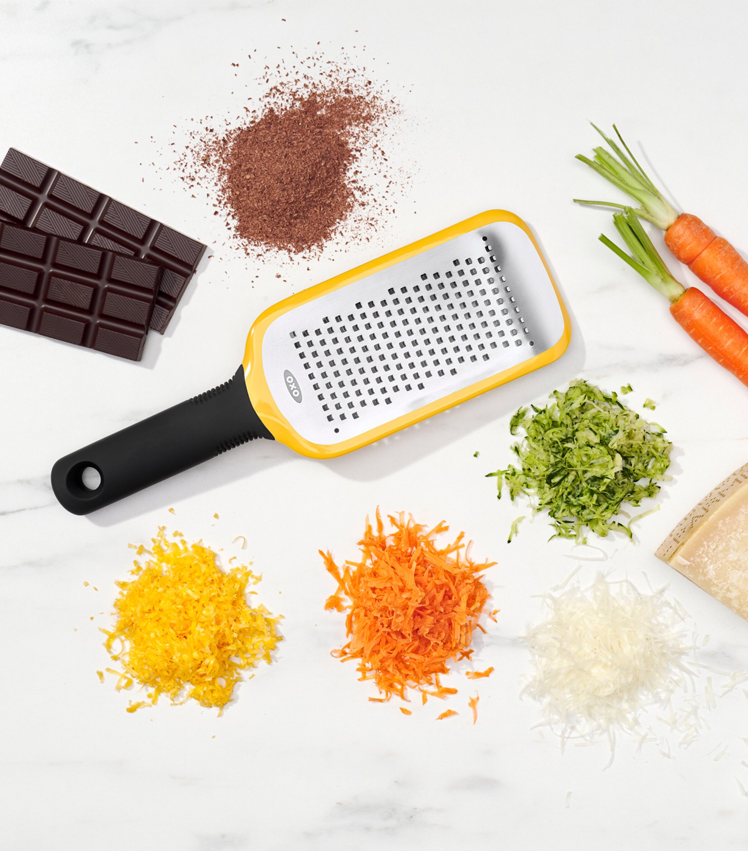 Oxo Good Grips Etched Grater Silver/yellow/black Image 8