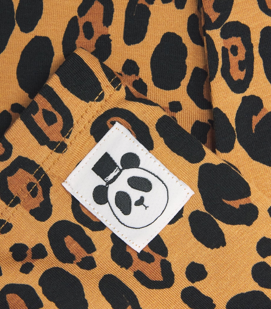 Jersey Leopard Leggings (3-11 Years) BEIGE Image 3