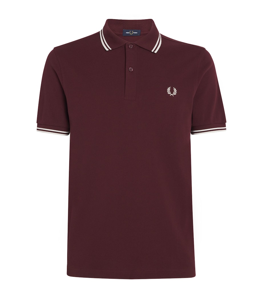 Twin Tipped Polo Shirt 597-OXBLOOD Image 1