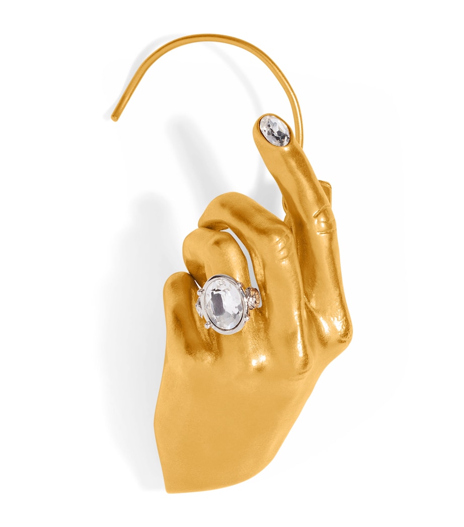 Hand Ear Cuff 001 GOLD Image 1