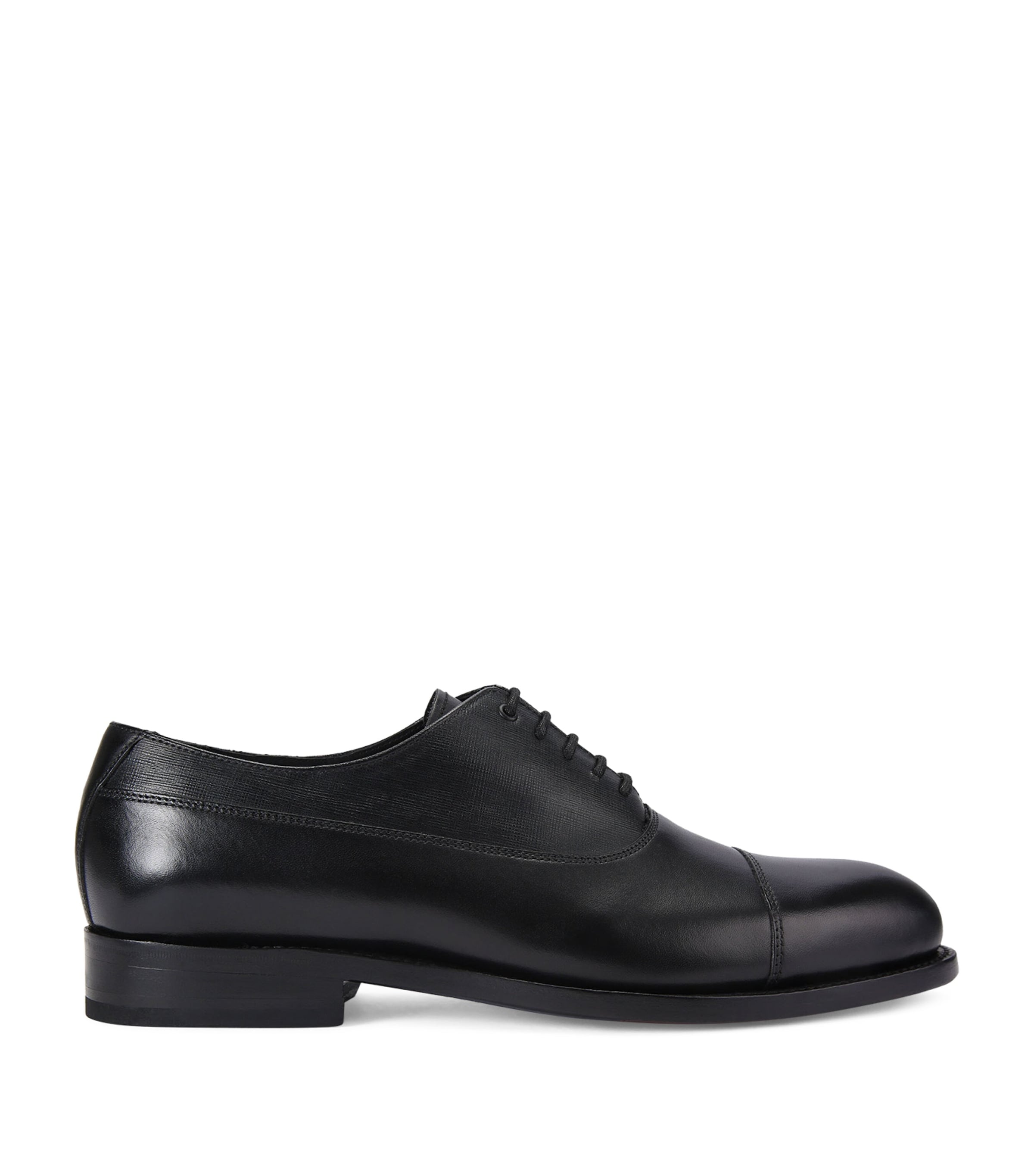 Grained Leather Sloane Oxford Shoes BLK/OTHER Image 1
