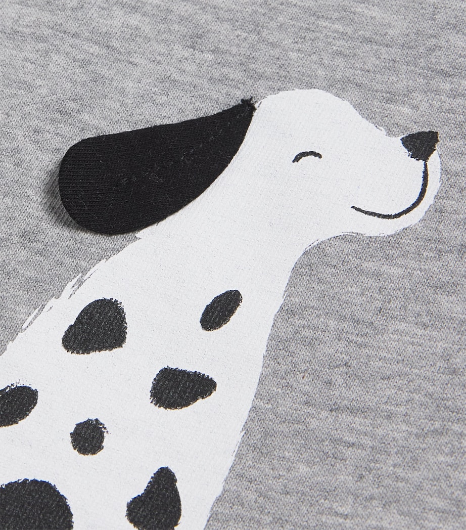 Cotton Dalmatian Print T-Shirt (6-36 Months) 071LIGHT GREY Image 3