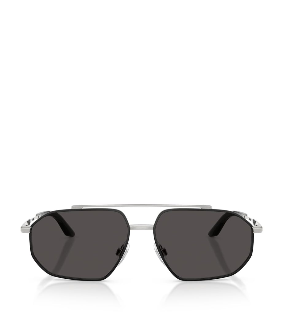 Dolce&Gabbana Metal Pilot Sunglasses Silver Image 1