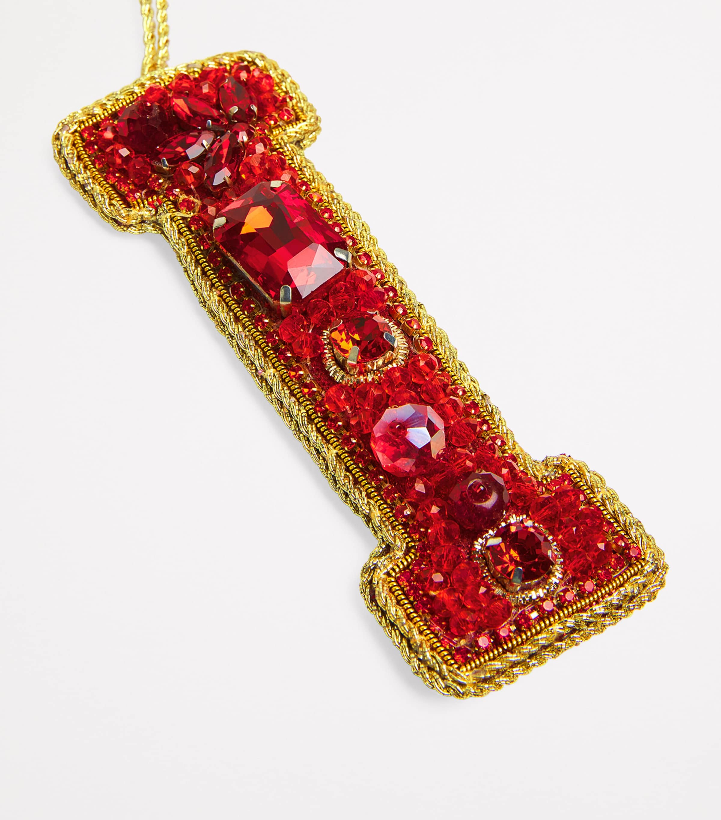 Embellished I Tree Decoration RED Image 2