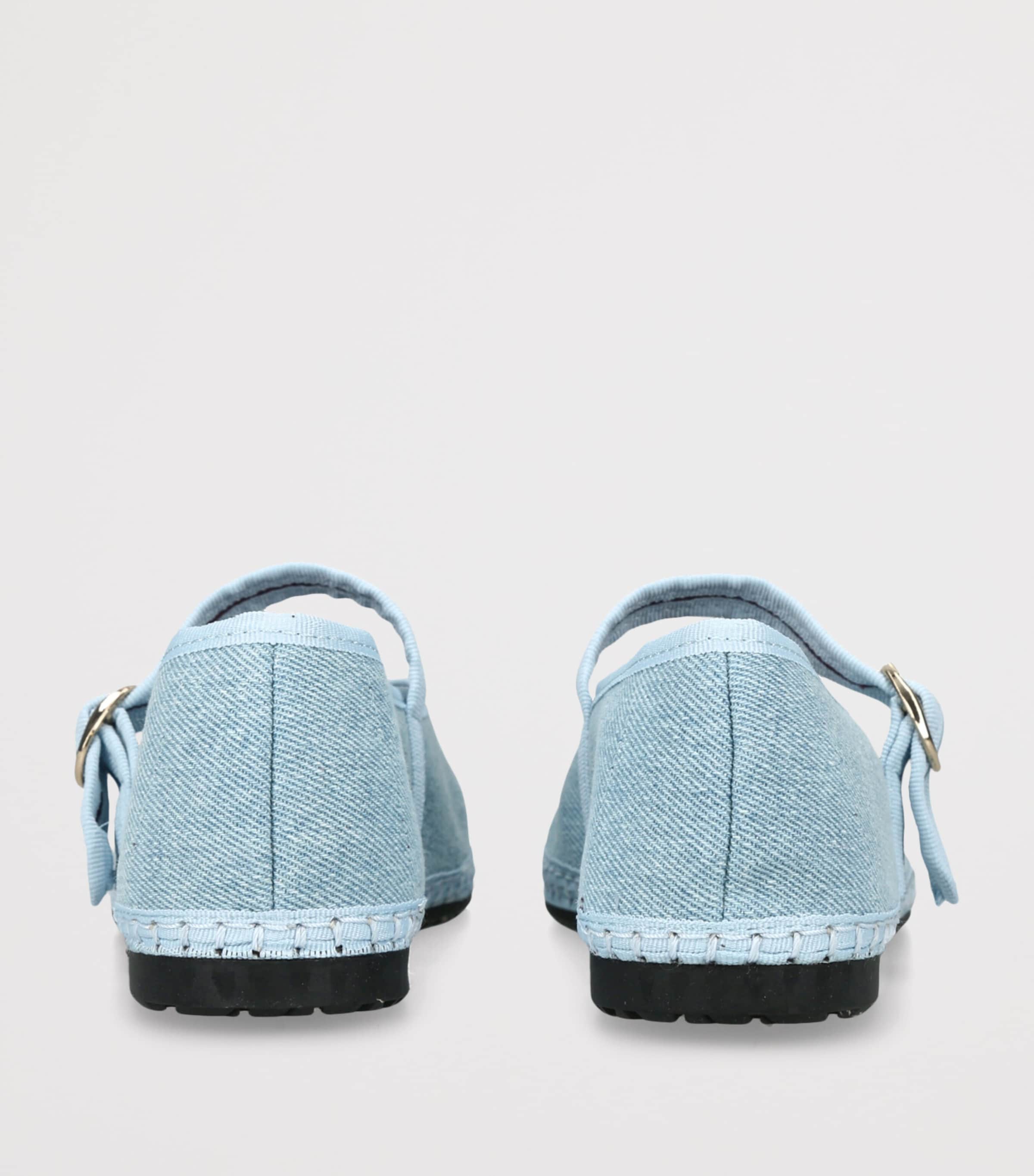 Flabelus Denim Pierre Mary Janes Pale Blue Image 2