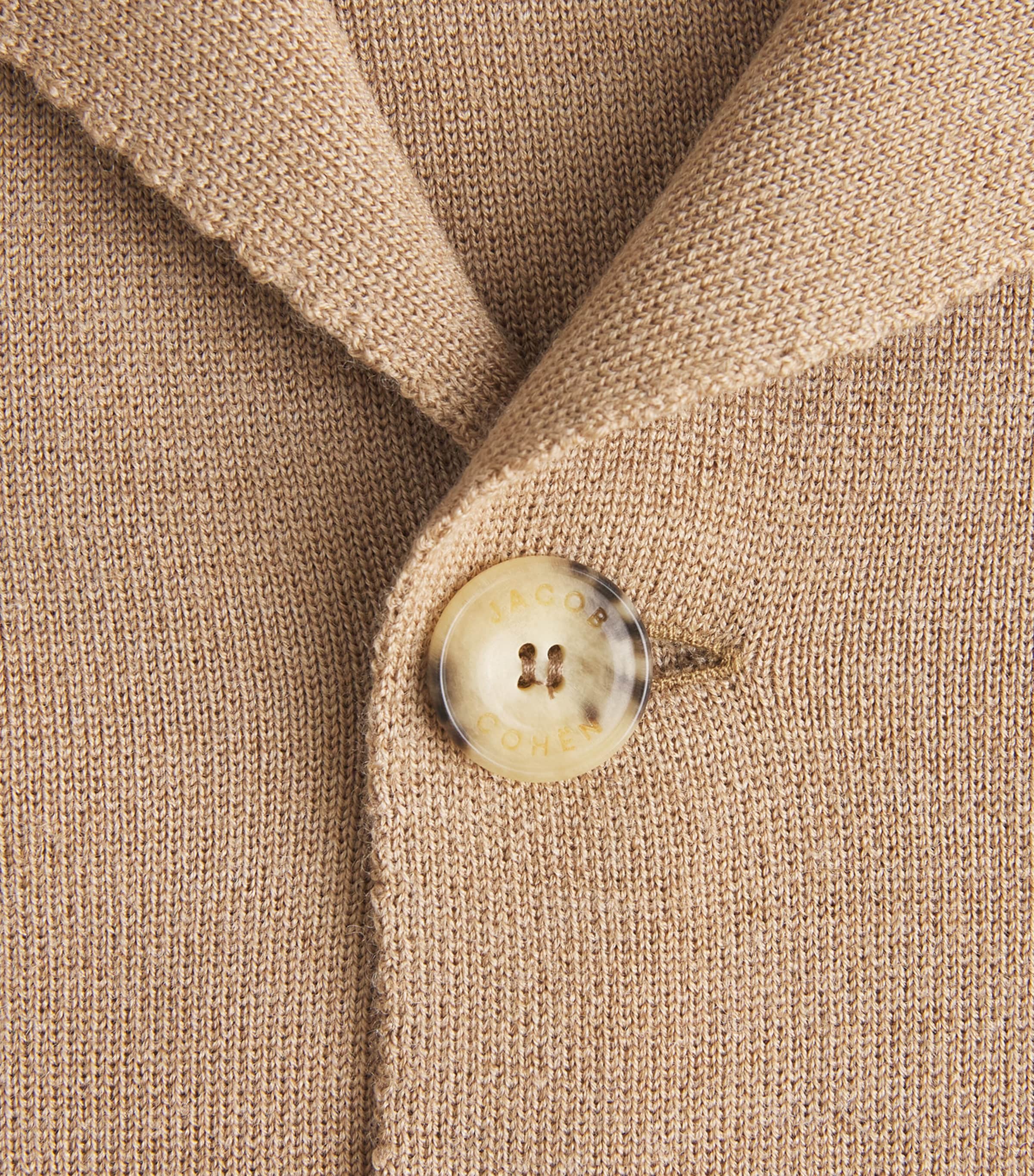 Wool-Blend Cardigan E24 ALMOND BROWN Image 6