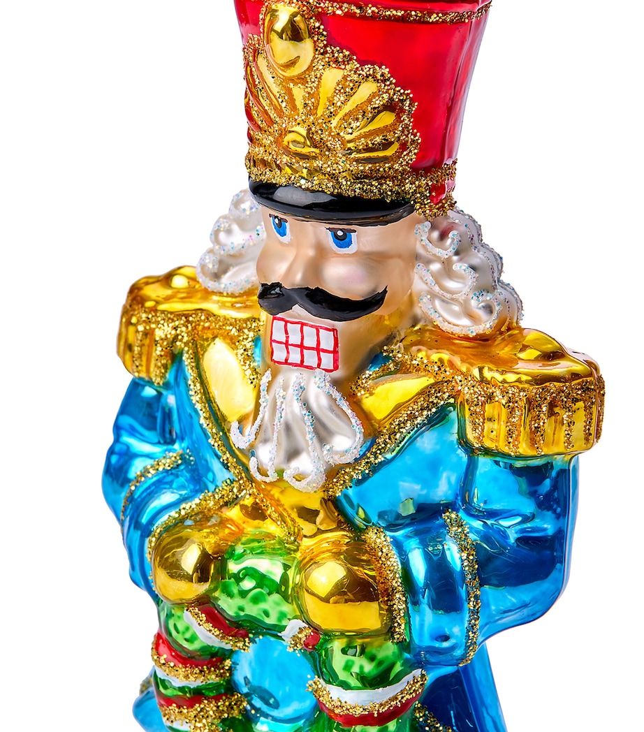 Glass Nutcracker Tree Ornament MULTI Image 2