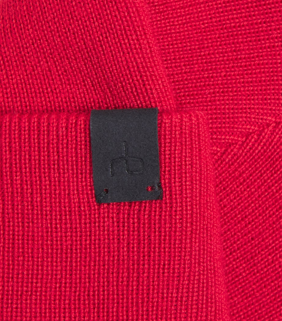 Rag & Bone Wool-Blend Addison Beanie Red Image 3